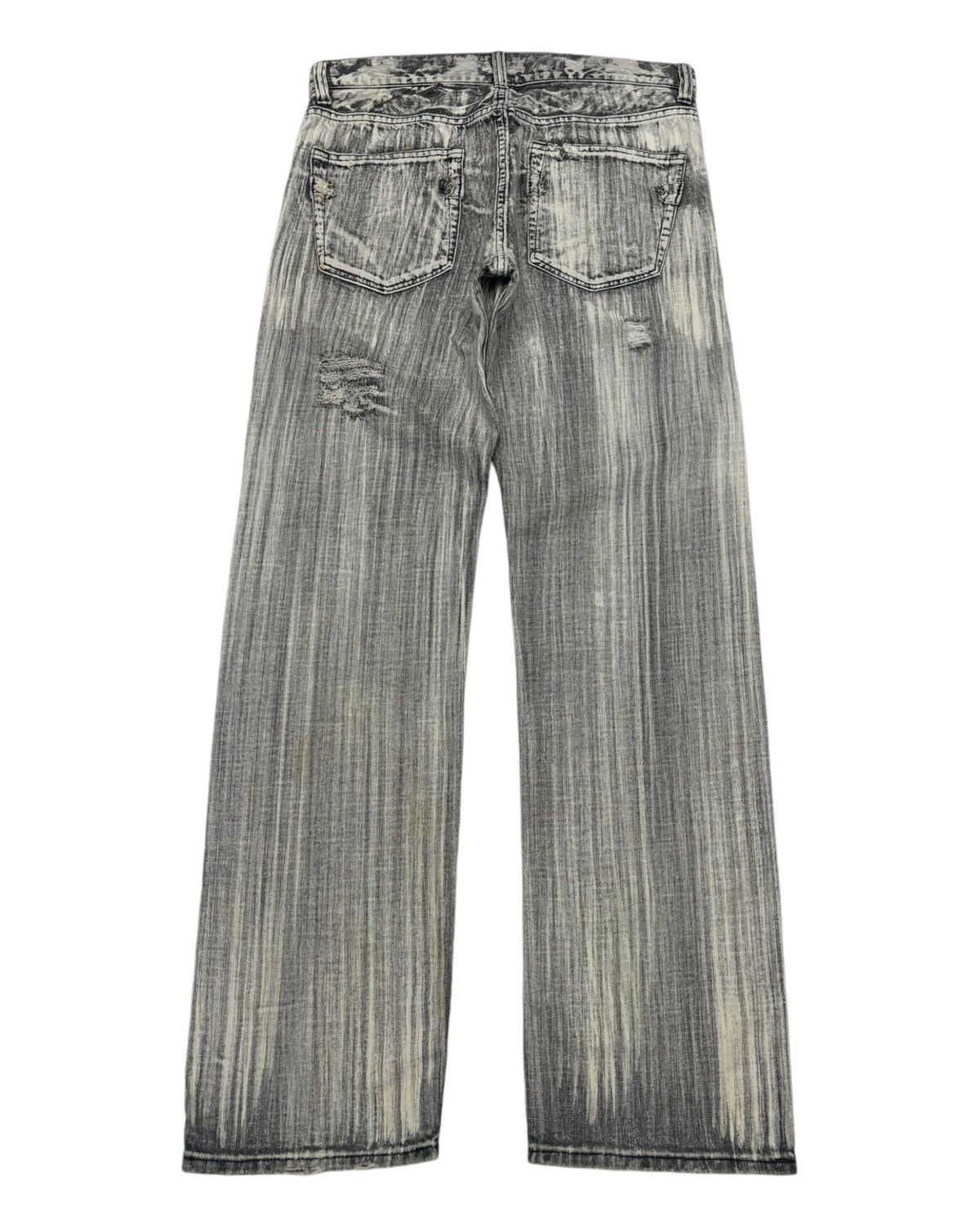 Hysteric Glamour × If Six Was Nine × Tornado Mart 🔥TORNADO MART BLEACHED DISTRESS DENIM JEANS Size US 32 / EU 48 - 2 Thumbnail