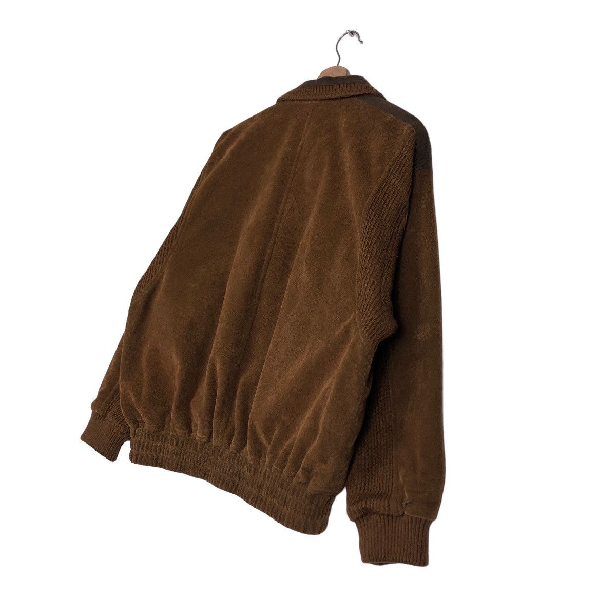 Japanese Brand 🔥Vintage Herringbone Wool Bomber Jacket Mountain Top Tokyo Size US L / EU 52-54 / 3 - 10 Thumbnail