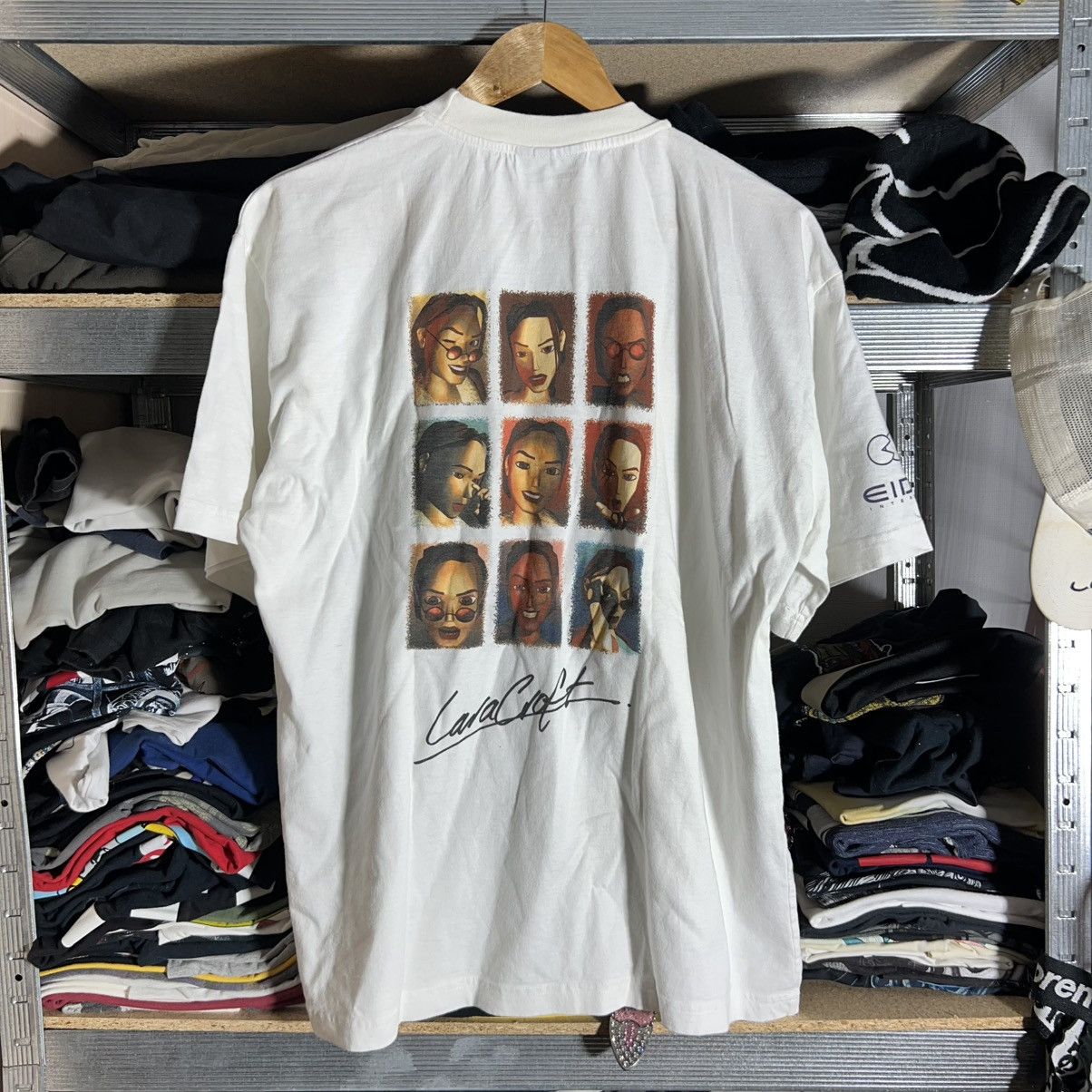 Vintage 90s Lara Croft Promo Tomb Rider Tee Streetwear Style