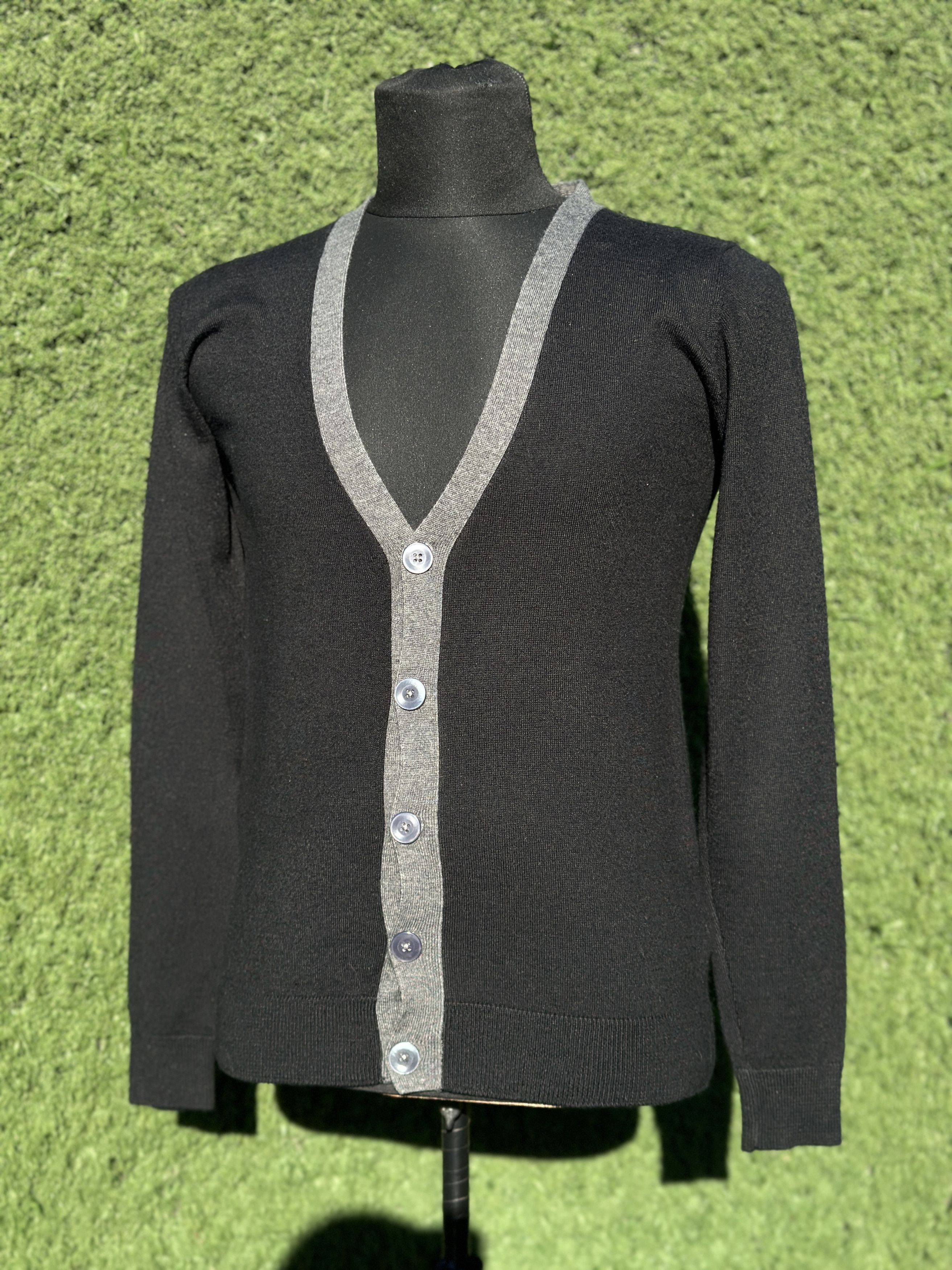 Prada Prada Milano V-Neck Button Cardigan Chest 47cm IT 46 Size M / US 6-8 / IT 42-44 - 6 Thumbnail