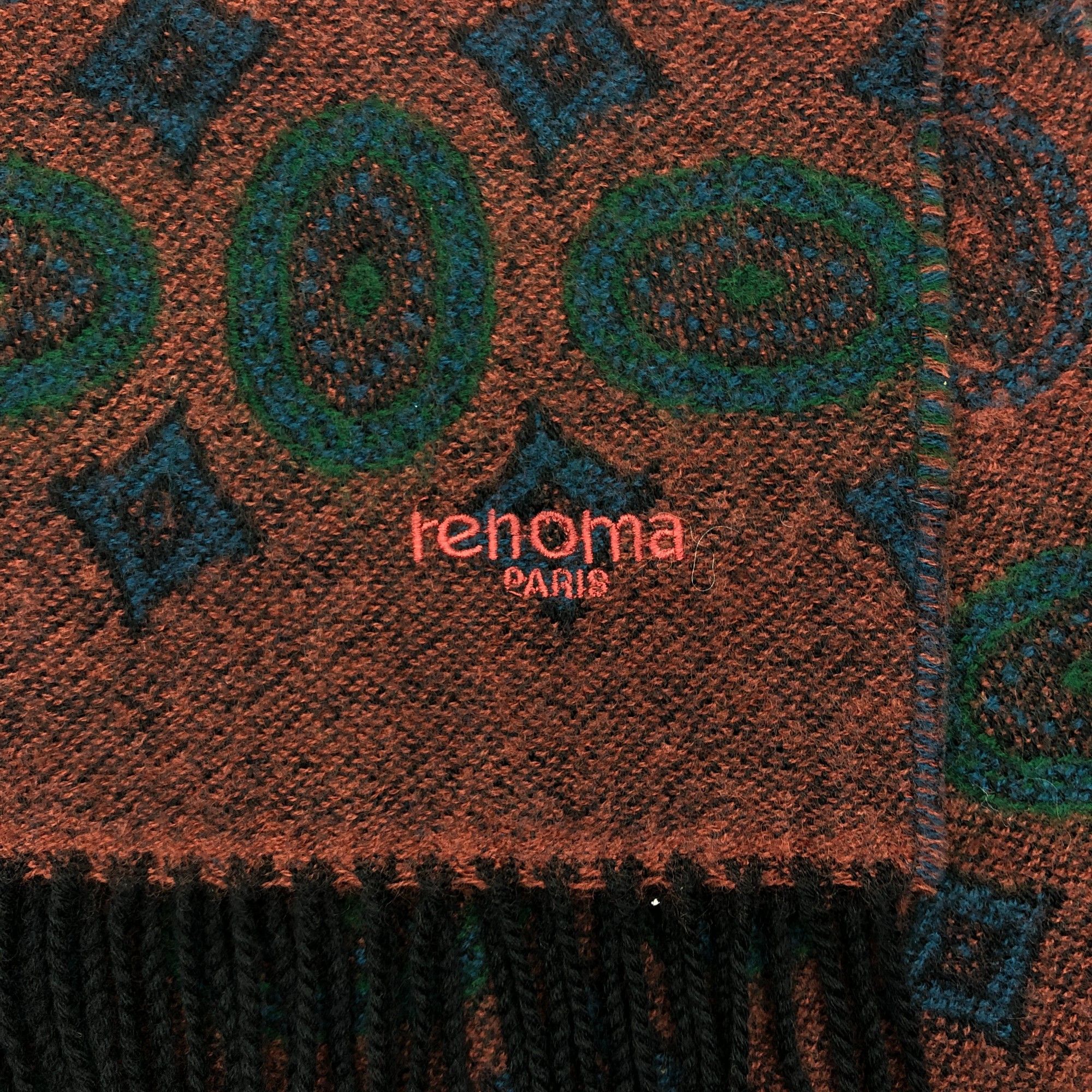 Renoma Vintage Renoma Scarf Muffler Wool Cashmere Scarves Size ONE SIZE - 4 Thumbnail