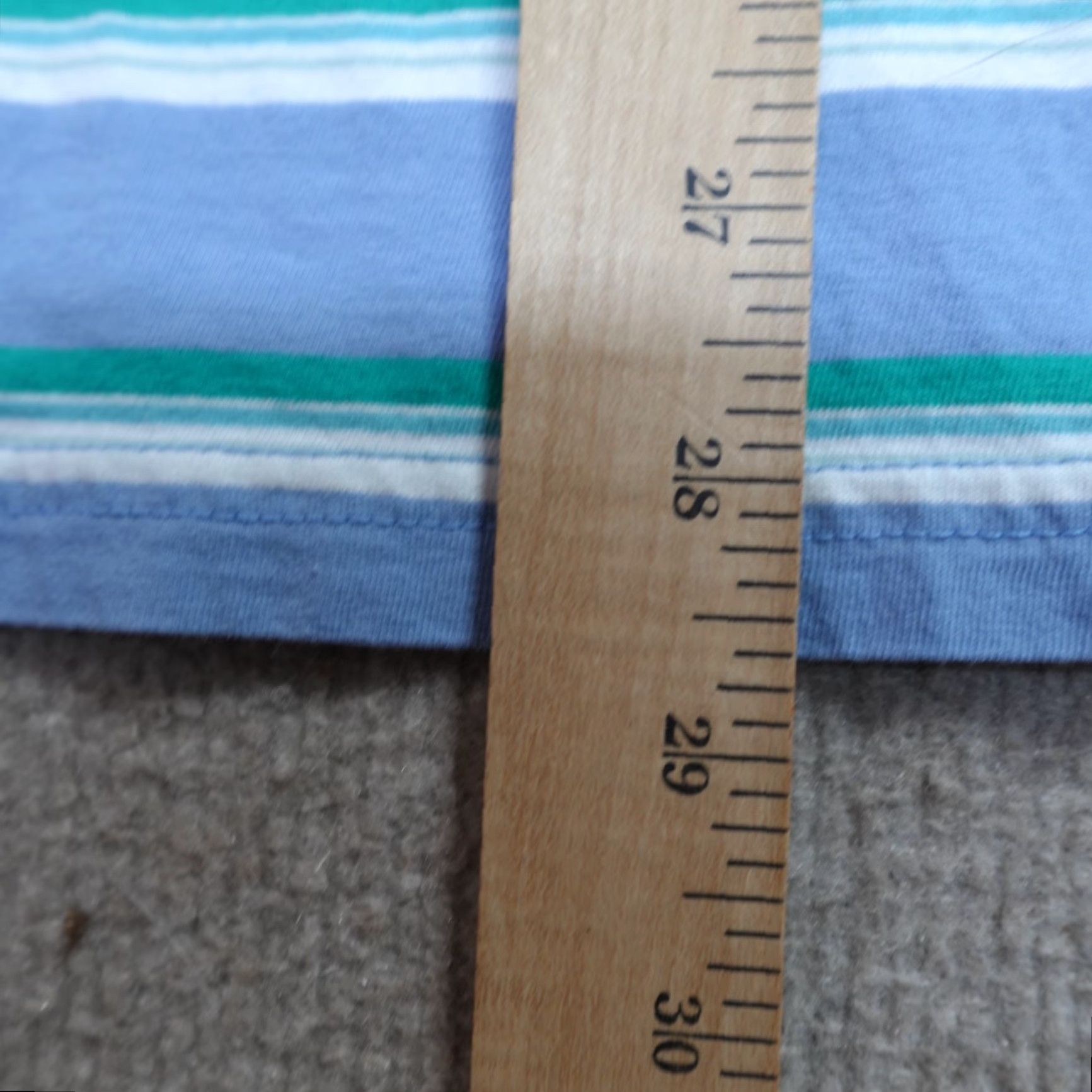 Vintage Criquet Polo Shirt XL Blue Striped Organic Cotton Embroidered Polo Shirt Men Golf Blue Embroidered XL Mens Size US XL / EU 56 / 4 - 5 Thumbnail