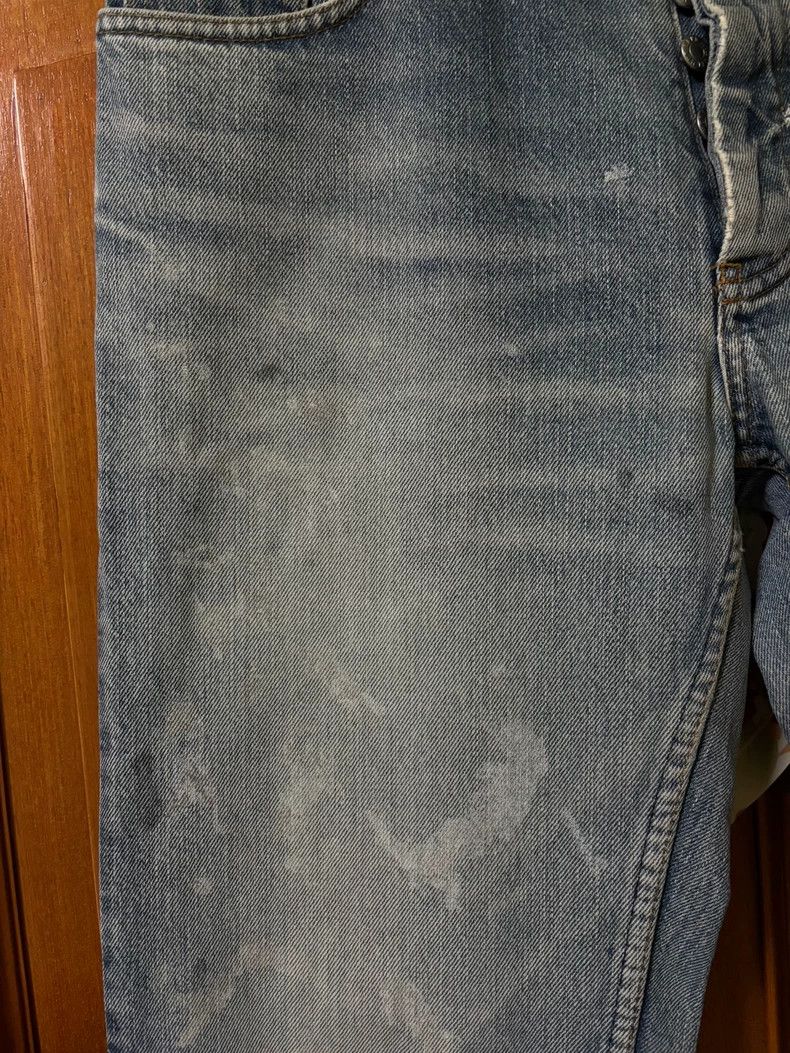 Helmut Lang HELMUT LANG size30 Blue water-splashed ink jeans Size US 30 / EU 46 - 5 Thumbnail