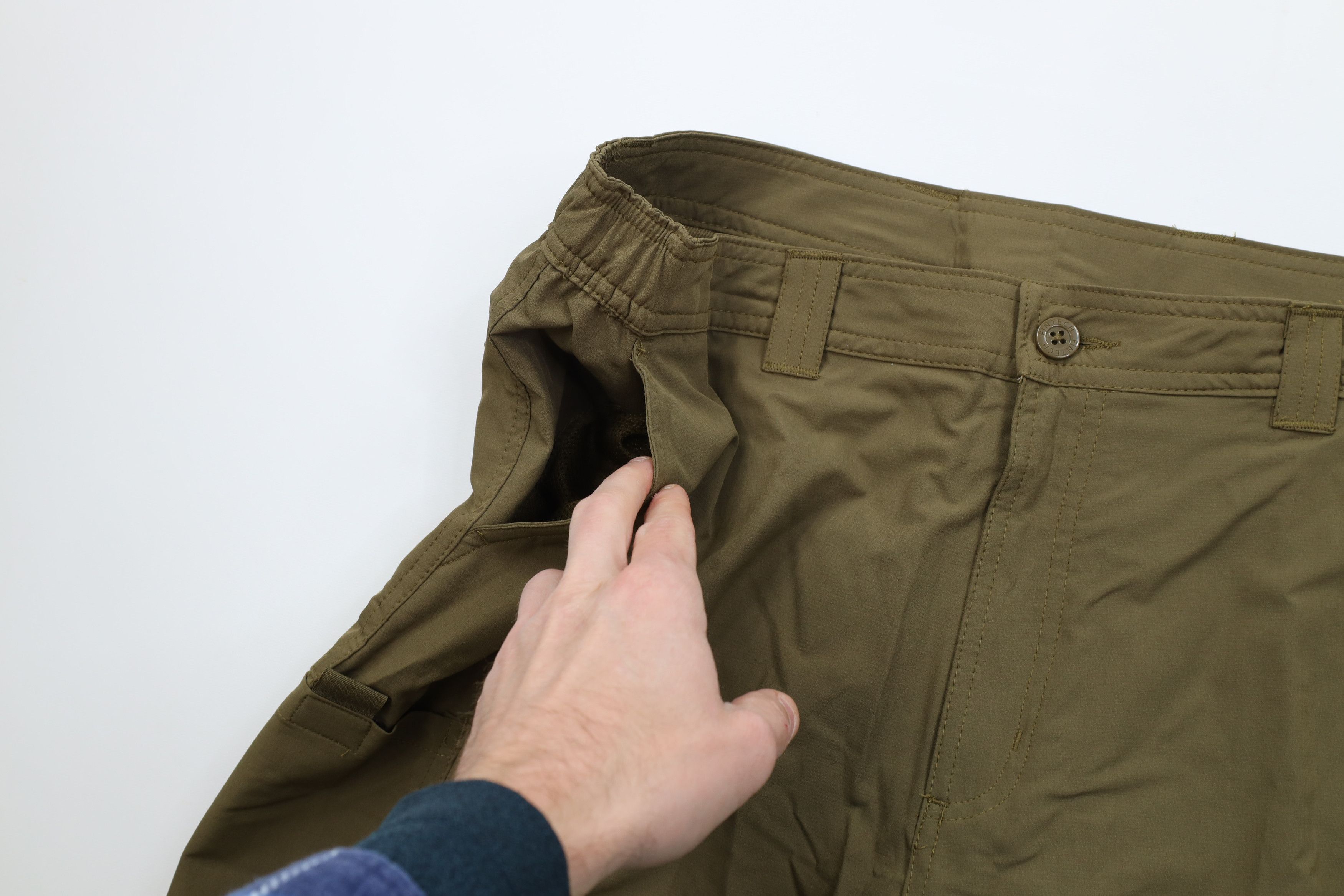 Vintage Fintech Performance Fishing Outdoor Cargo Shorts Green Size US 36 / EU 52 - 6 Thumbnail