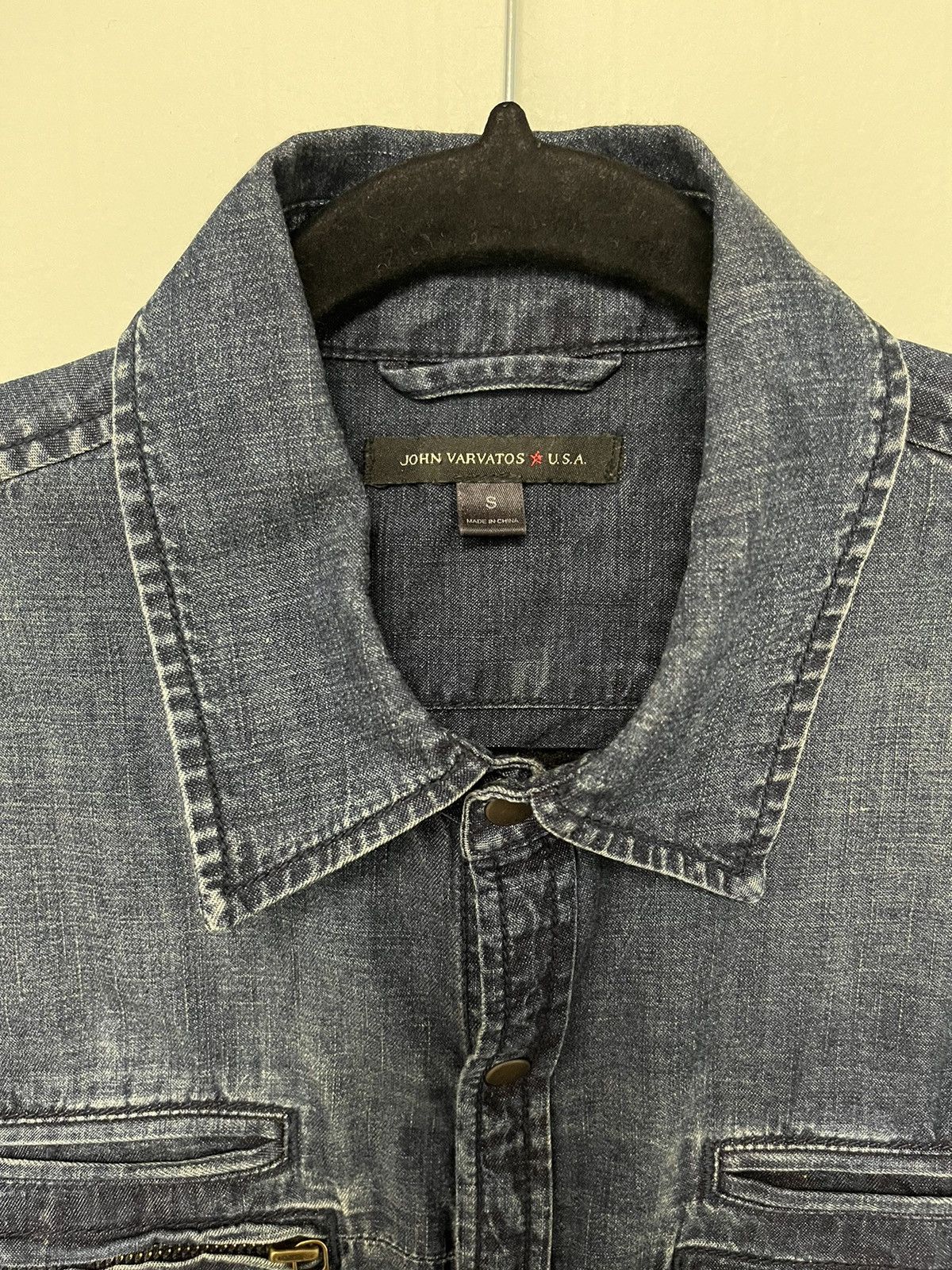 John Varvatos denim workshirt. Small Size US S / EU 44-46 / 1 - 6 Thumbnail