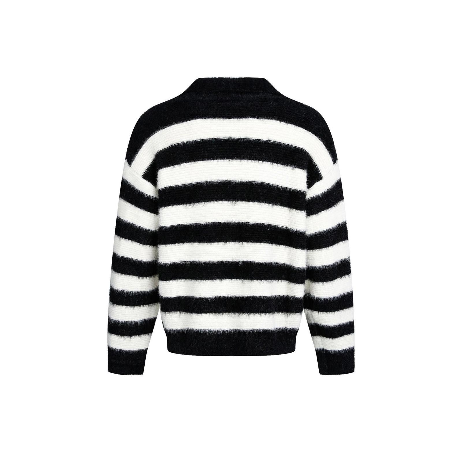 Vintage Stripe Needle-Knit Sweater | Relaxed Vintage Pullover Size US M / EU 48-50 / 2 - 2 Thumbnail