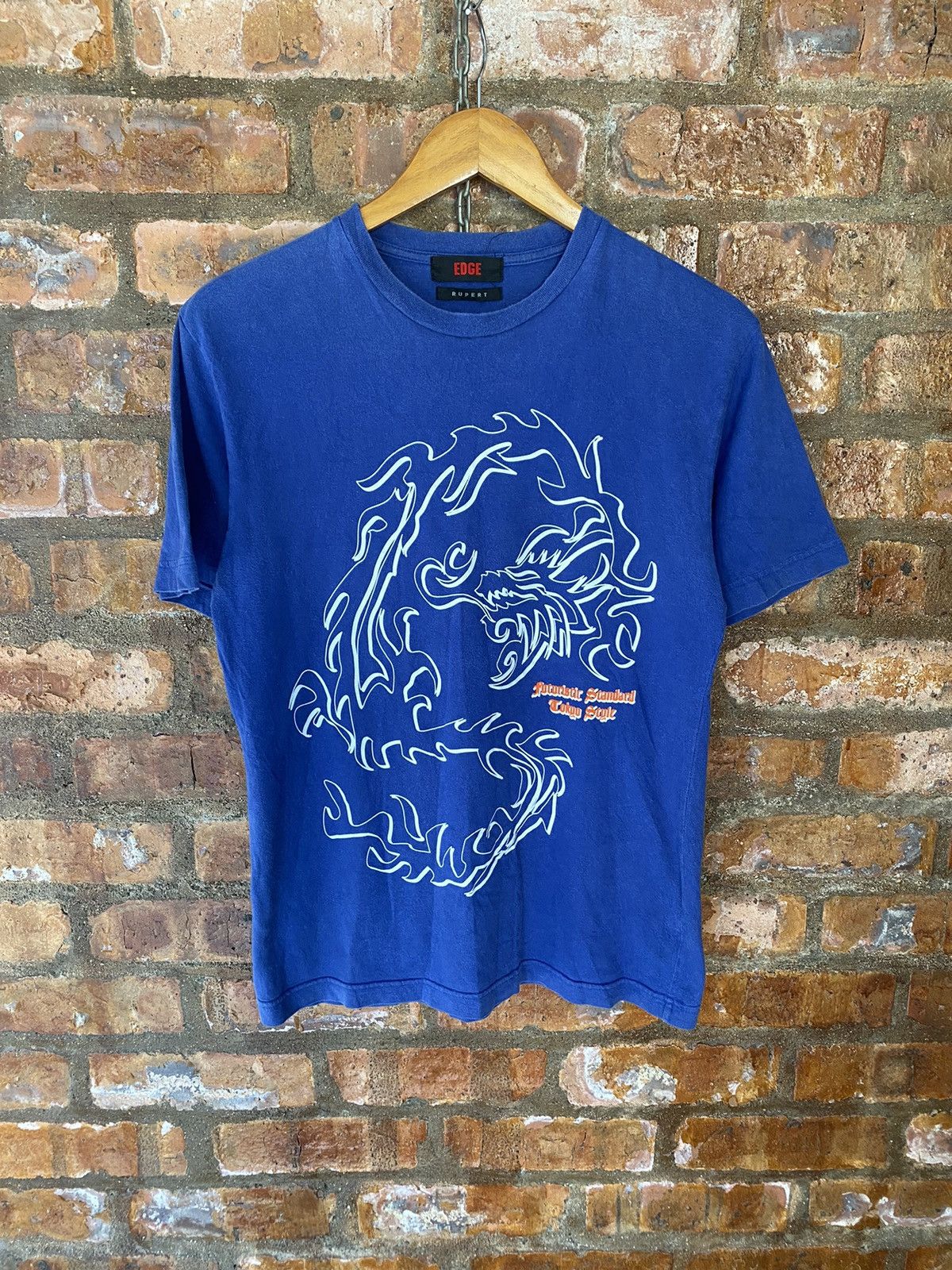 Japanese Brand 2000s EDGE RUPERT tokyo Dragons tee Size US M / EU 48-50 / 2 - 2 Thumbnail