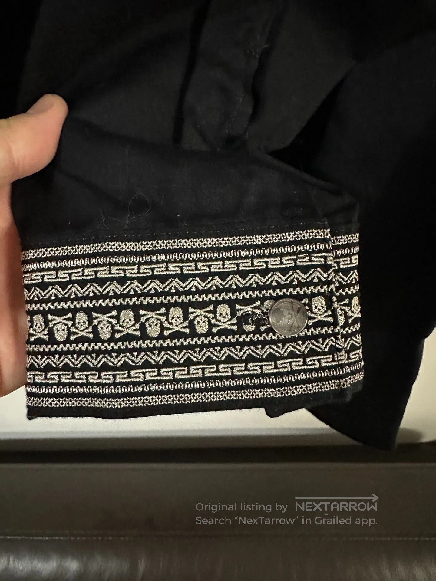 Mastermind Japan Mastermind JAPAN Men's Skull Embroidery Shirt. Size US M / EU 48-50 / 2 - 4 Thumbnail