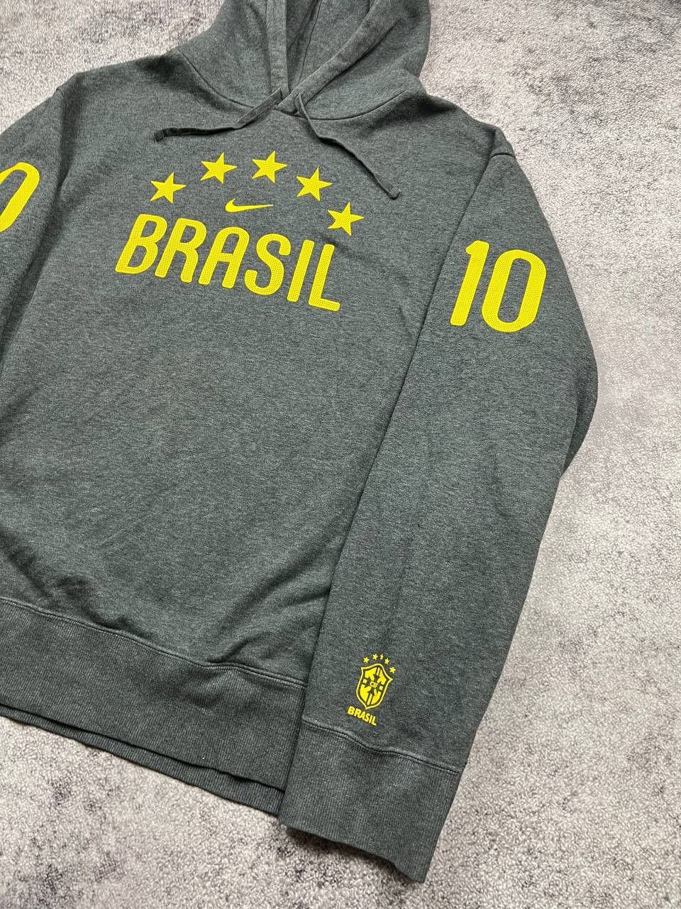 Nike Vintage Nike Brasil Hoodies 2010s Streetwear Size US XXL / EU 58 / 5 - 2 Thumbnail