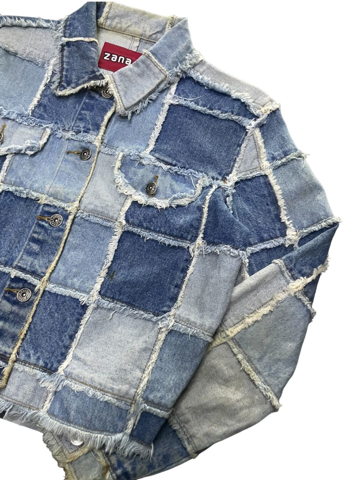 Hysteric Glamour × If Six Was Nine Japanese Zana Di Deconstructed Patchwork Denim Jacket Size M / US 6-8 / IT 42-44 - 4 Thumbnail
