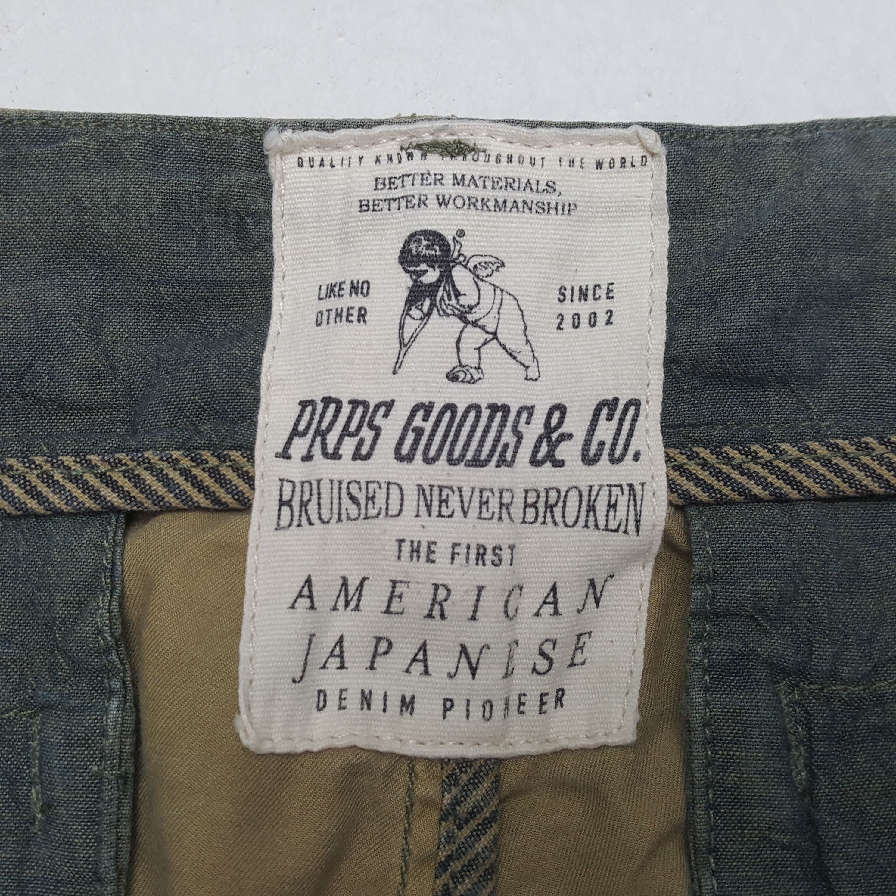 Prps Vintage Prps Goods & Co Japanese Brand Cargo Jeans RR23 Size US 36 / EU 52 - 13 Thumbnail