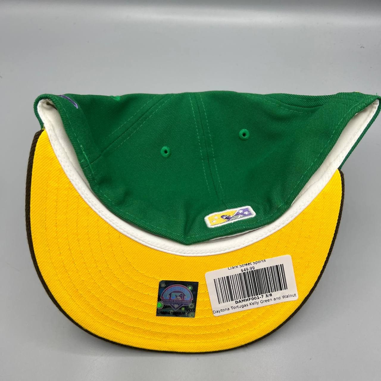 New Era Daytona Tortugas Hat Men 7 3/8 Green Brown MiLB Fitted Cap Size ONE SIZE - 5 Thumbnail