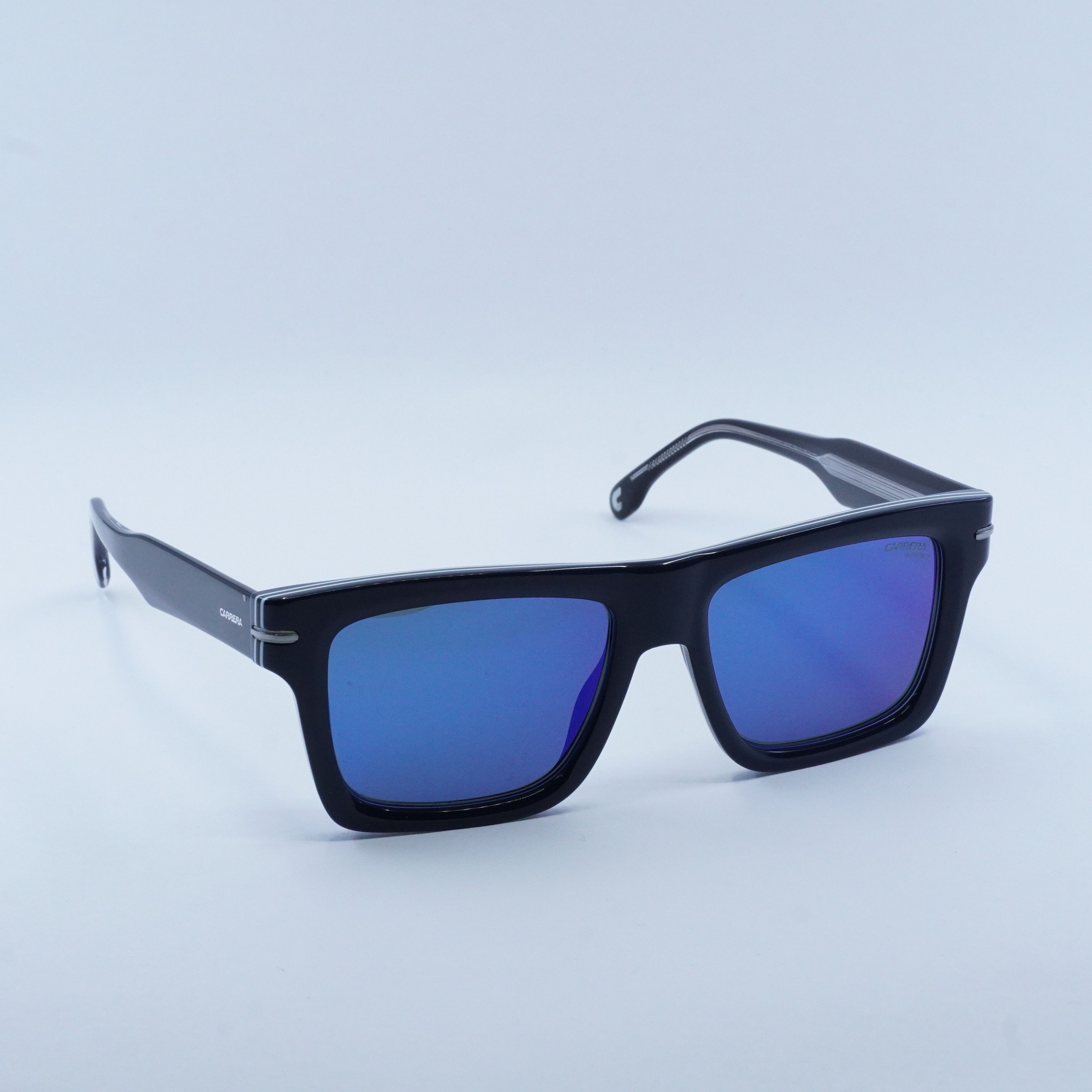 Carrera CARRERA 305/S 0Y00 XT Sunglasses Black Square Frame Size ONE SIZE - 7 Thumbnail