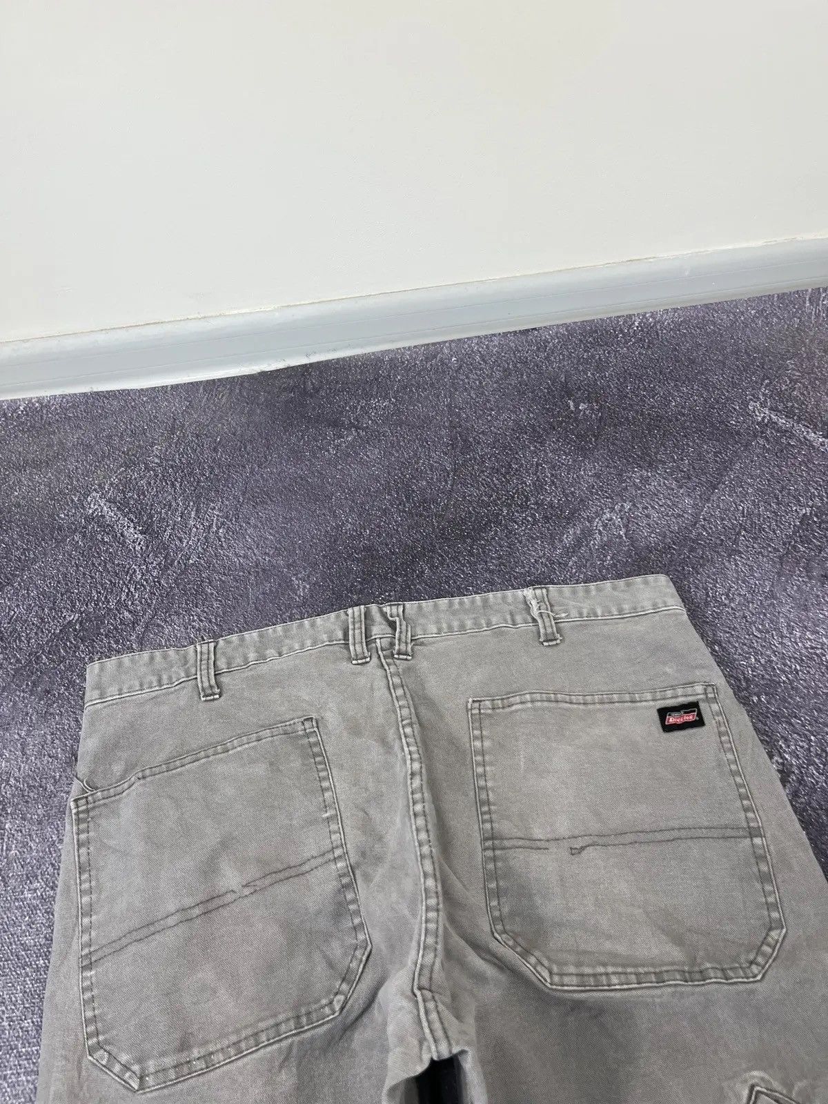 Dickies × Vintage Vintage Dickies American Faded Grey Hype Work Pants Size US 34 / EU 50 - 6 Thumbnail