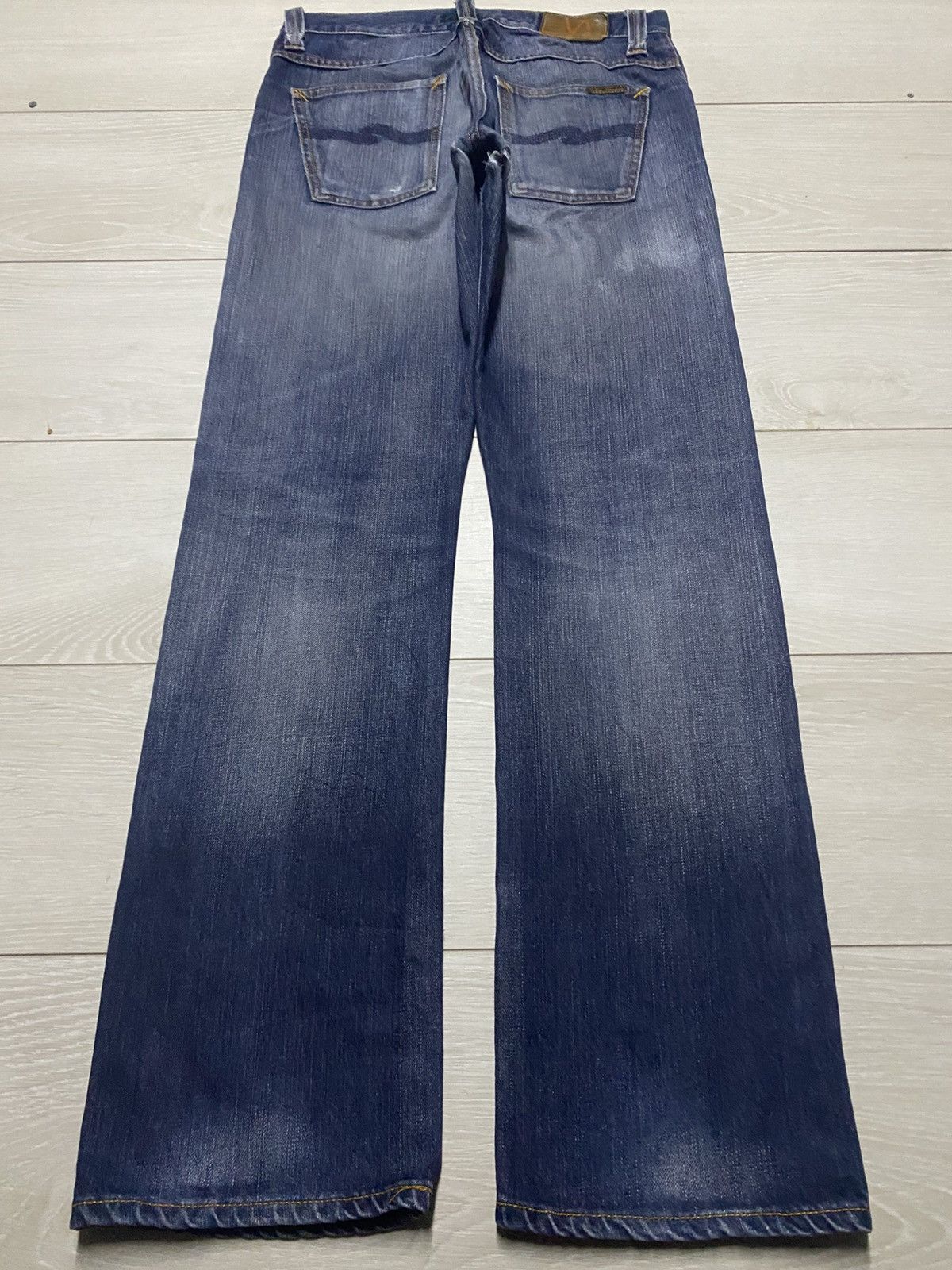 Nudie Jeans Vintage Nudie Jeans Straight Loose Distressed Jeans Size US 31 - 2 Thumbnail