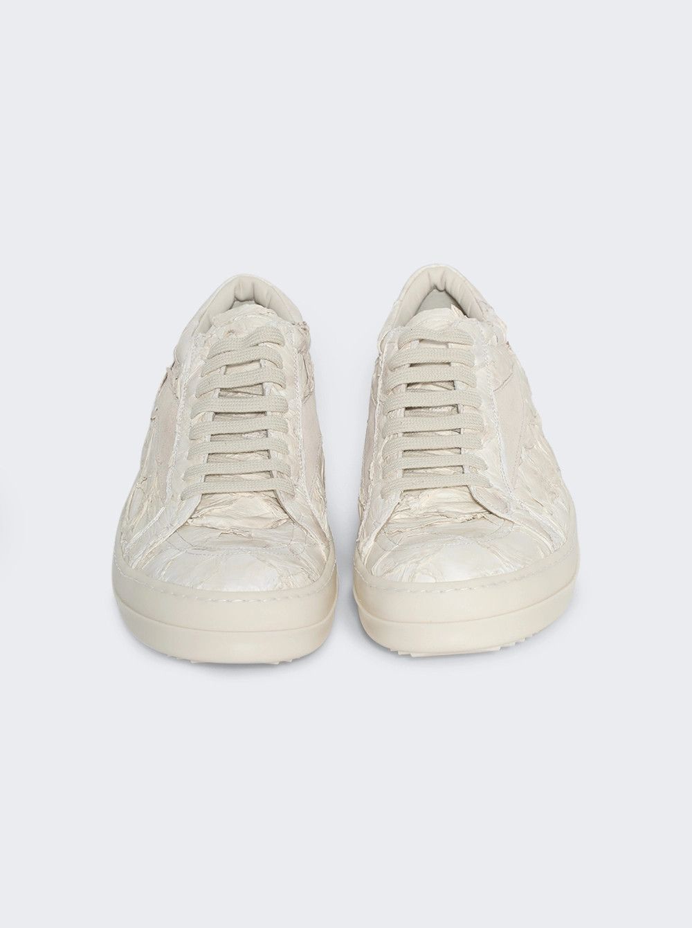 Rick Owens o1mle0226 Vintage Sneakers in White Size US 7 / EU 40 - 5 Thumbnail