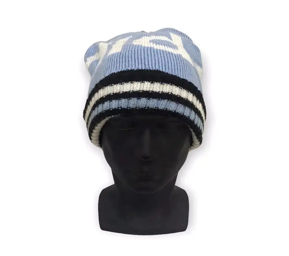 Adidas × Vintage Vintage Adidas Spellout Beanie Hat Size ONE SIZE - 1 Thumbnail