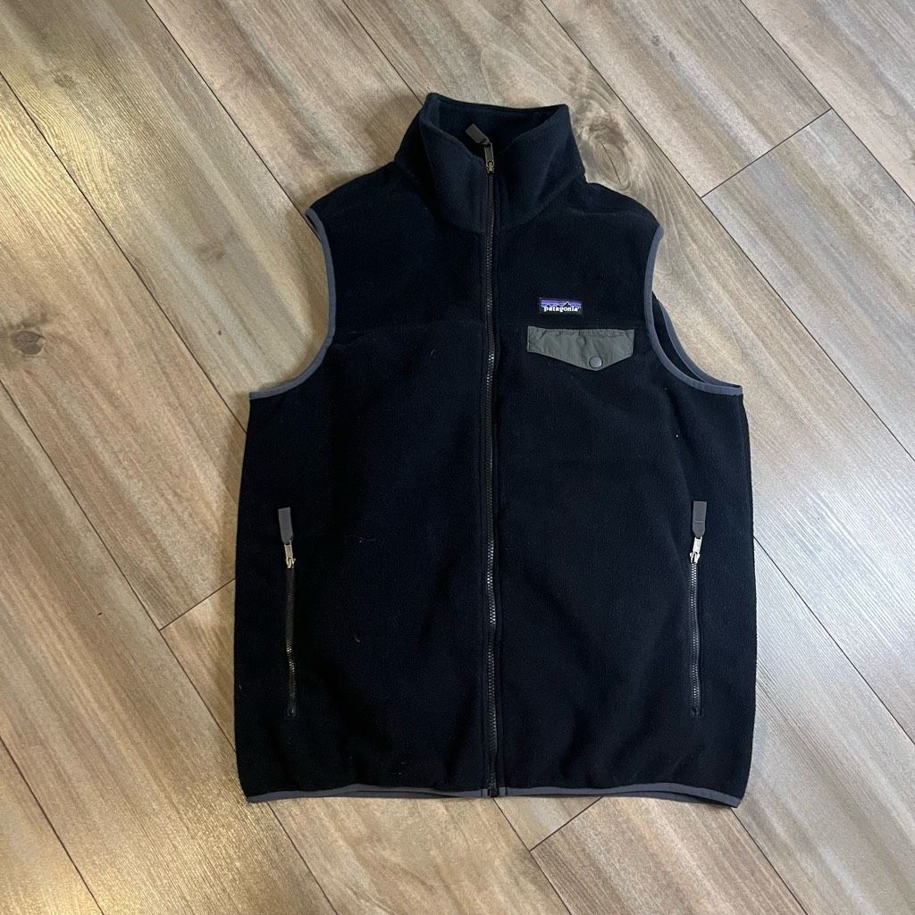 Patagonia Patagonia Synchilla Black Fleece Vest Men Large Size US L / EU 52-54 / 3 - 1 Thumbnail