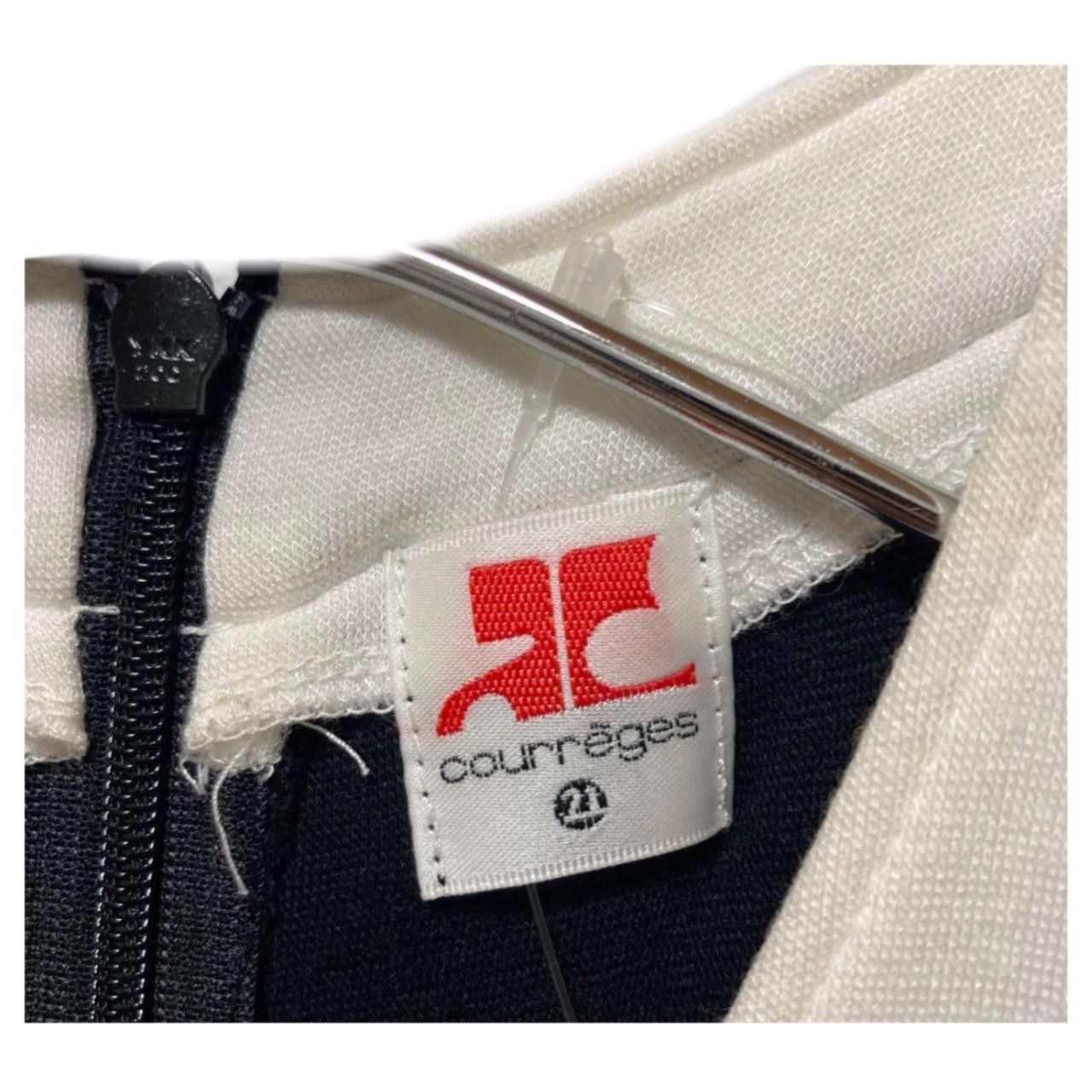 Courreges Courreges Contrast Block Sless Logo Dress Size M / US 6-8 / IT 42-44 - 6 Thumbnail