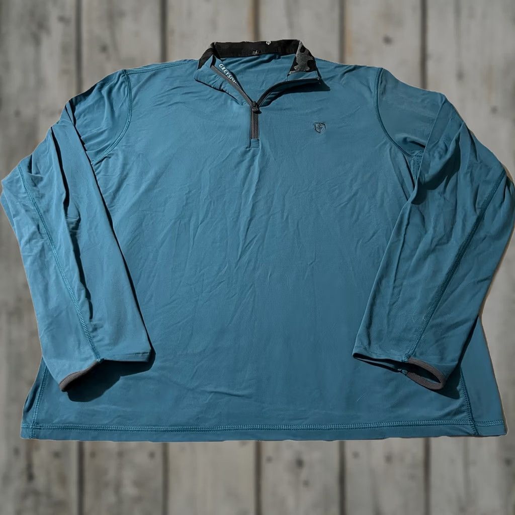 Vintage Greyson Tate Golf Quarter Zip Pullover Teal XL Mens Size Regular 80s? Size US XL / EU 56 / 4 - 1 Thumbnail
