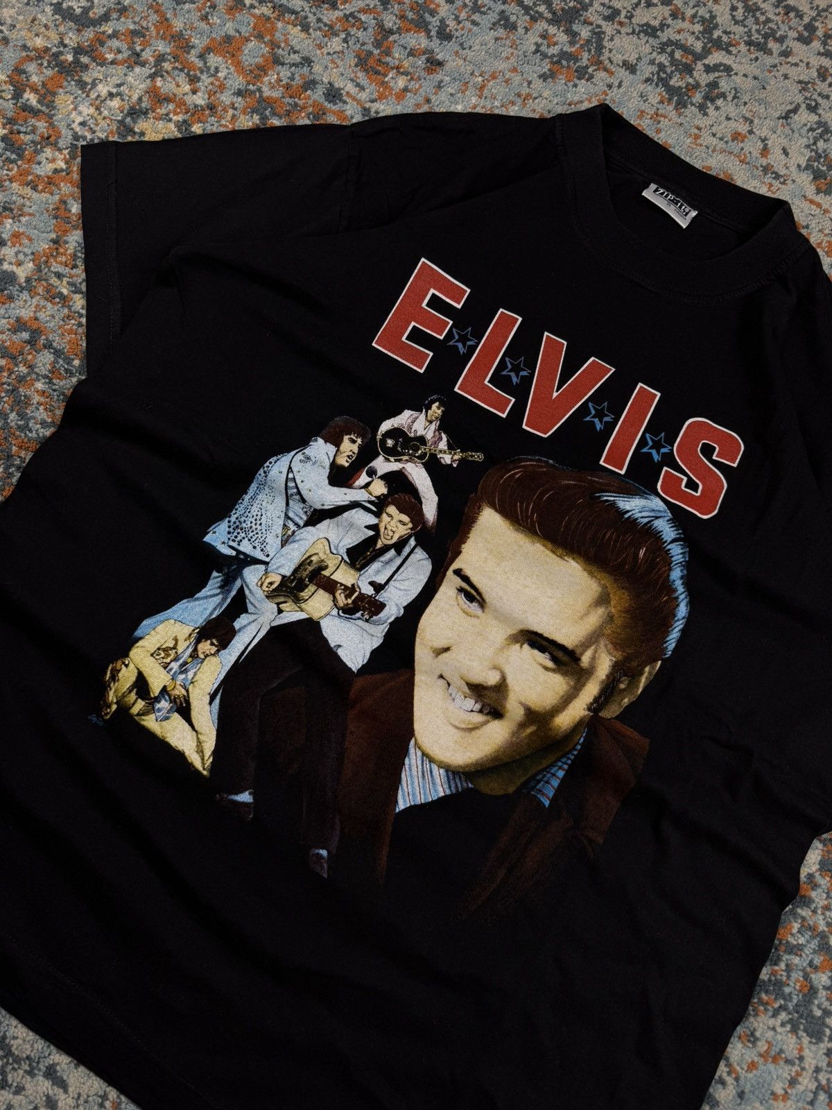 Band Tees Vintage 90s Elvis Presley graphic band tee rocknroll rock Size US XL / EU 56 / 4 - 3 Thumbnail