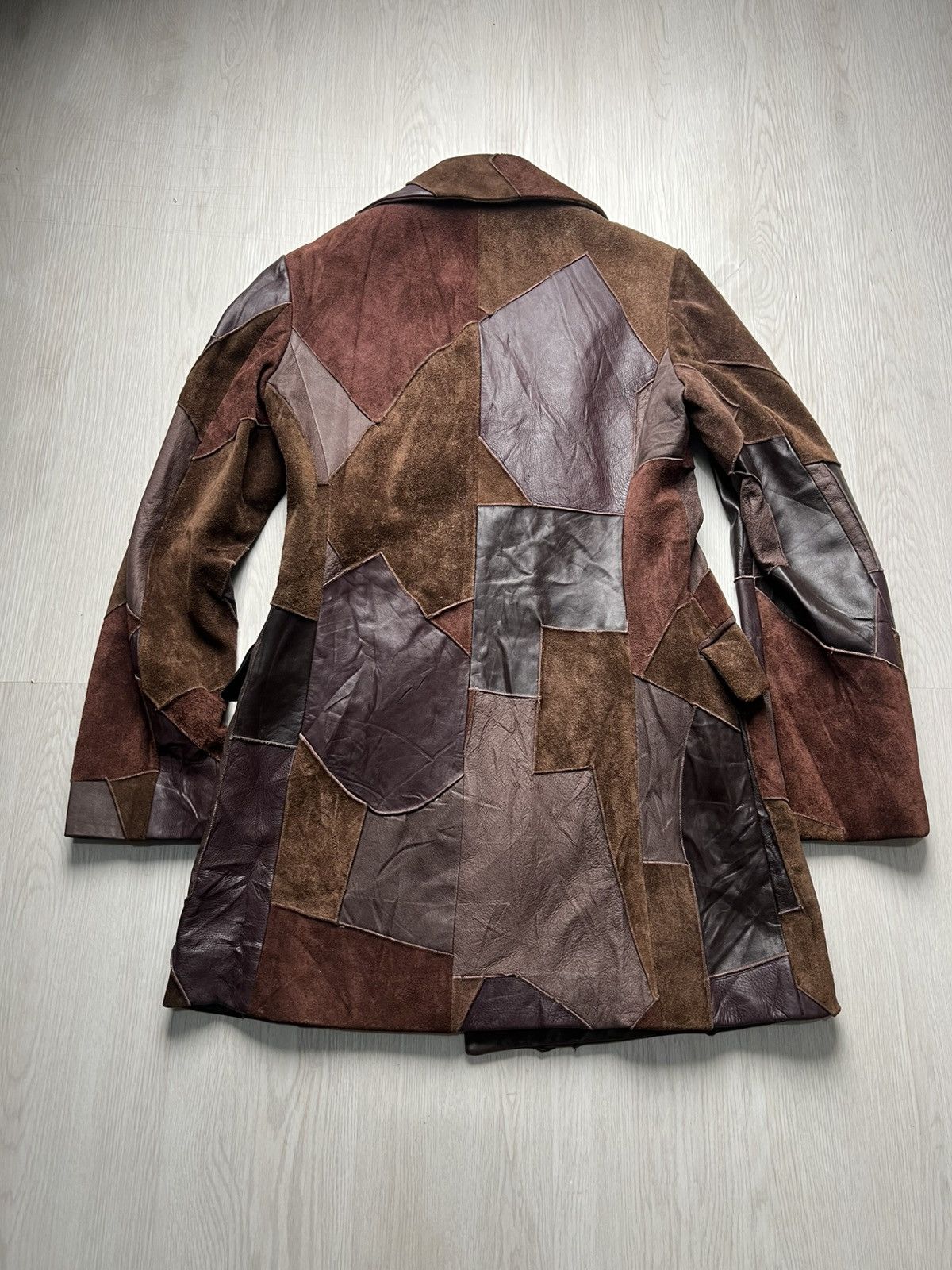Tricot Comme des Garcons Fall 2002 Tricot Comme Des Garcons Patchwork Leather Jacket Size M / US 6-8 / IT 42-44 - 3 Thumbnail