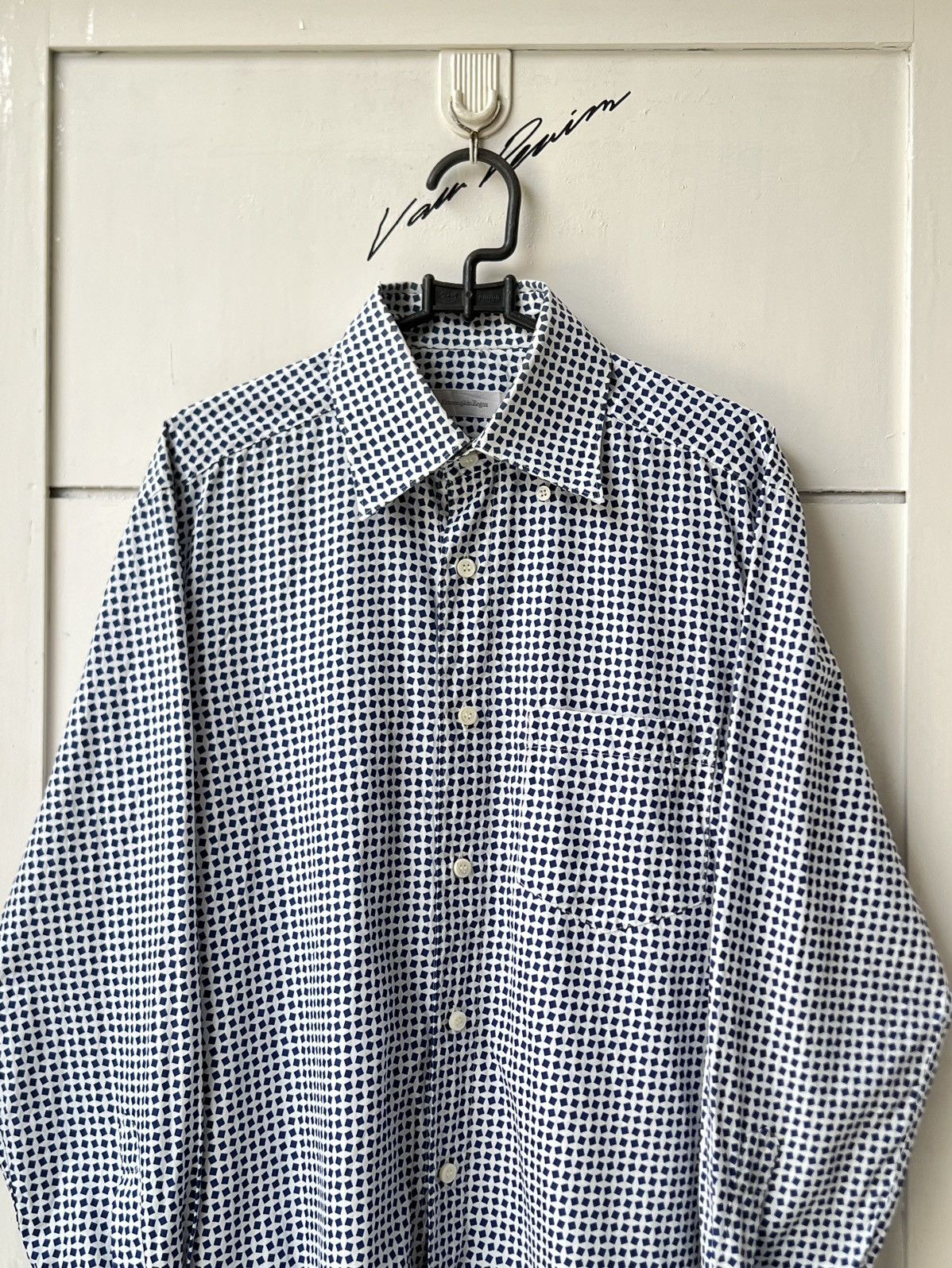 Ermenegildo Zegna Ermenegildo Zegna Motive T-shirt Size US S / EU 44-46 / 1 - 11 Thumbnail