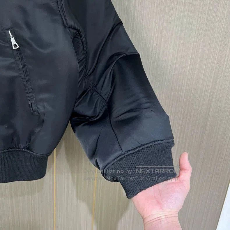 Dries Van Noten Dries Van Noten Black Bomber Jacket XL. Size US XL / EU 56 / 4 - 4 Thumbnail