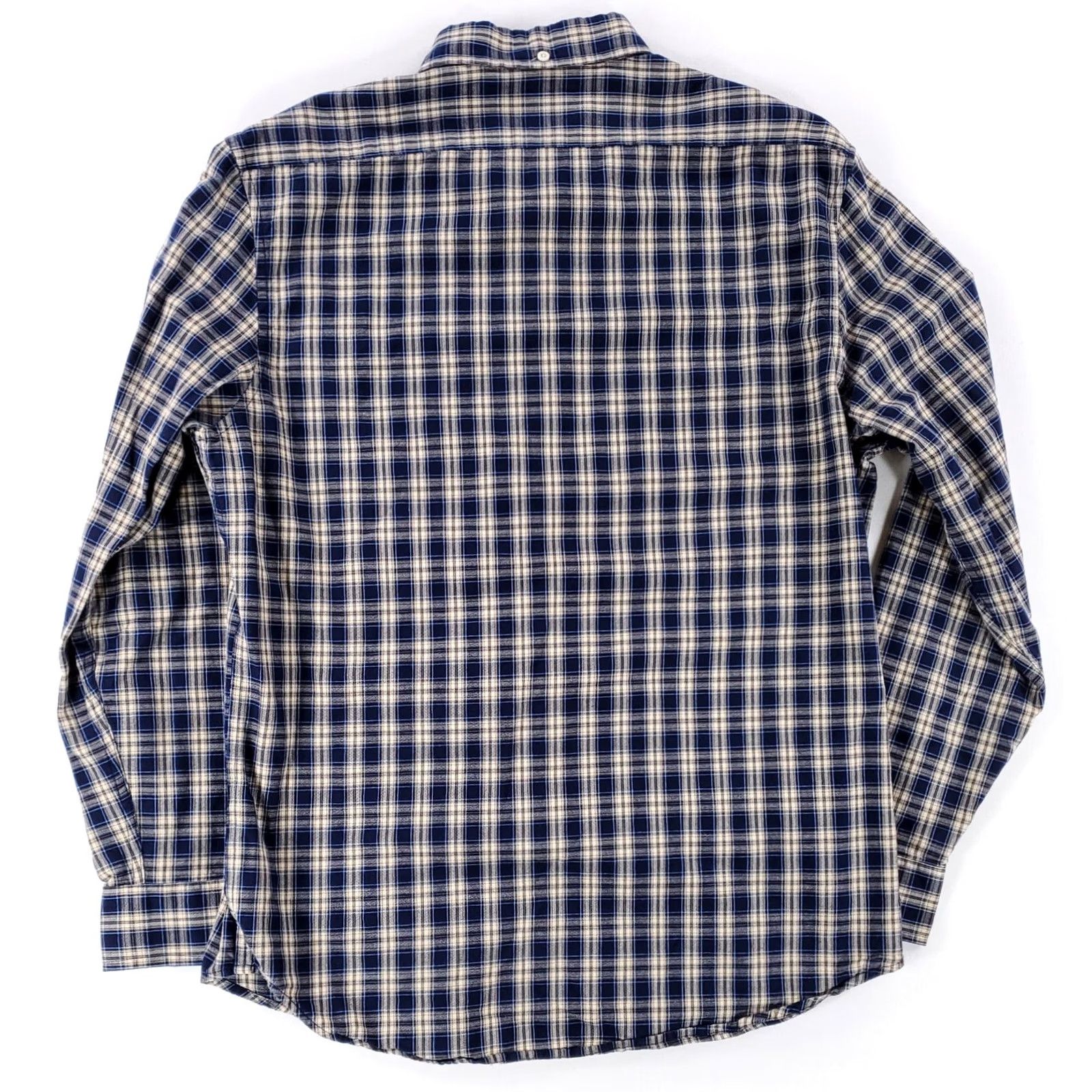 Taylor Stitch Taylor Stitch Button-Down Shirt Mens 42 Long Sleeve Plaid Blue Brown Multicolor Button-Up Shirt Comfort Fit Size US XL / EU 56 / 4 - 3 Thumbnail