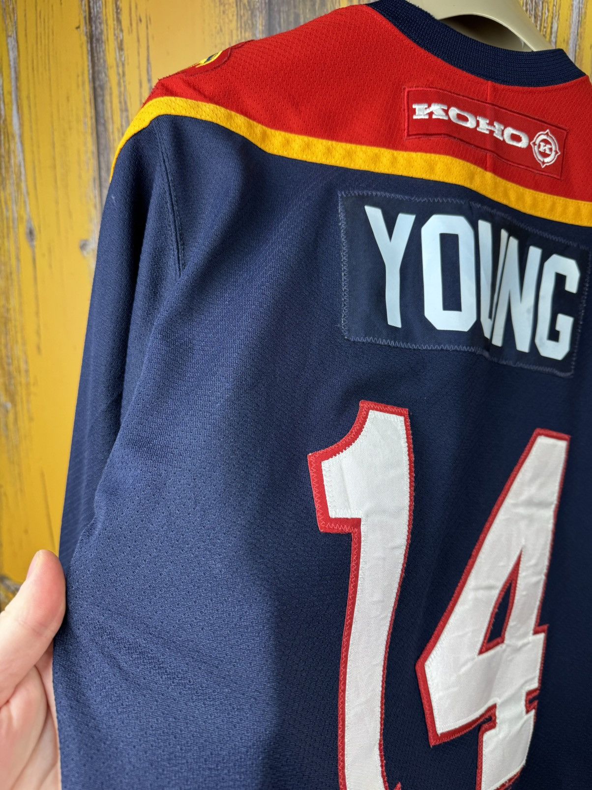 Koho KONO Florida Panthers Broken Stick #14 Hockey T-shirt Size US M / EU 48-50 / 2 - 14 Thumbnail