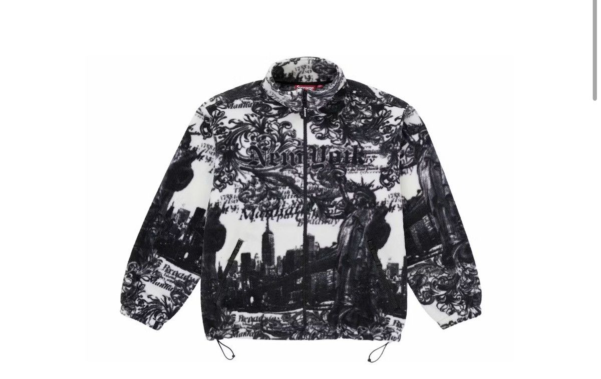 Supreme Supreme New York Fleece Jacket Size US L / EU 52-54 / 3 - 1 Preview