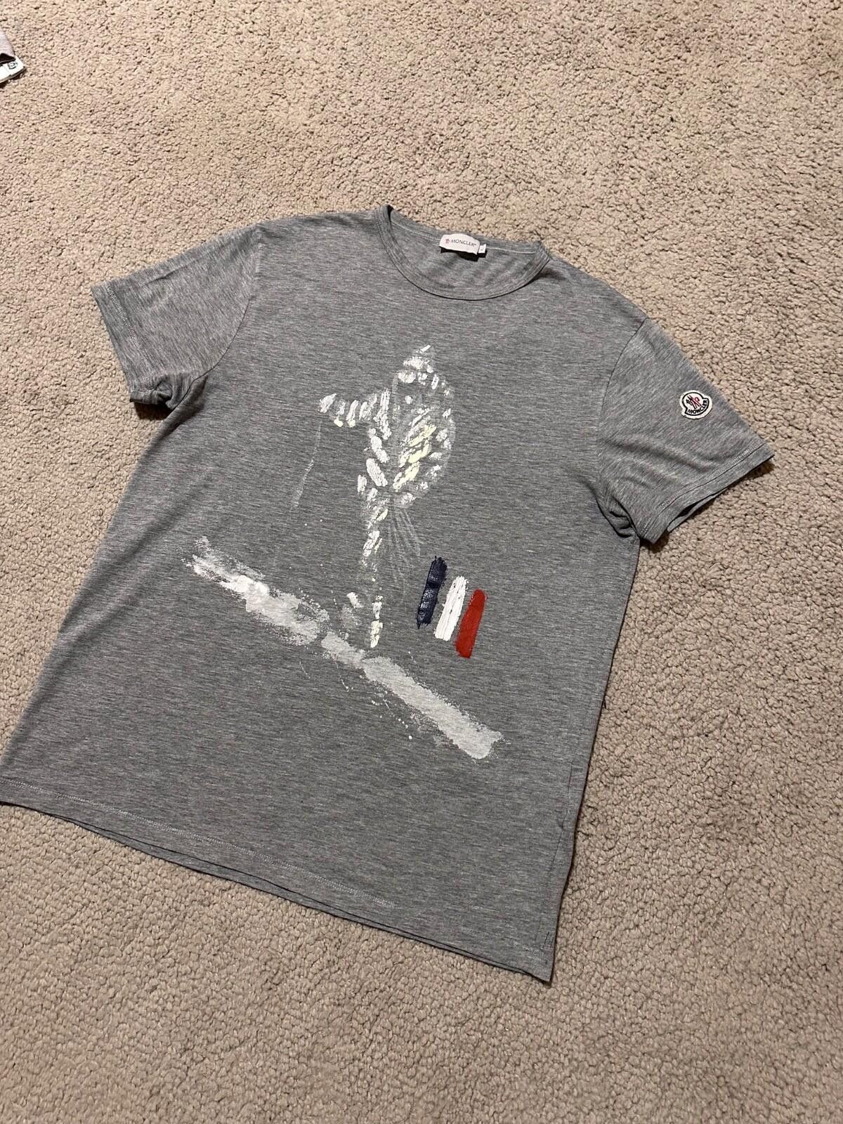 Moncler MONCLER Montreal T-shirt Sz L Size US L / EU 52-54 / 3 - 2 Thumbnail