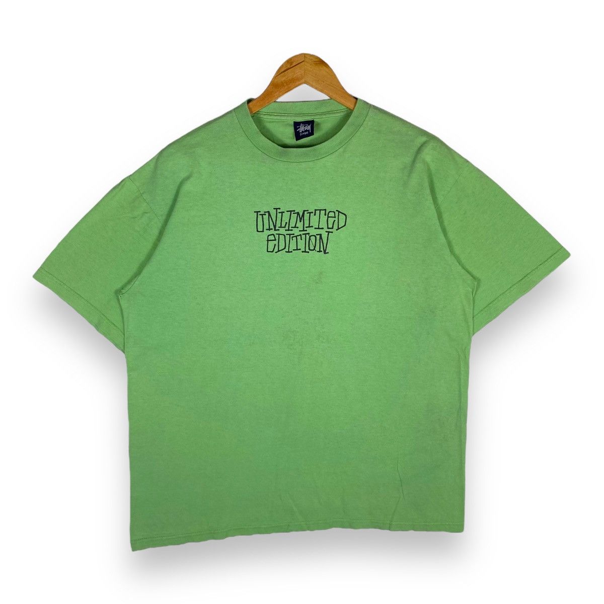 Stussy Vintage 00's STUSSY UNLIMITED EDITION Faded Distressed Tee Size US L / EU 52-54 / 3 - 1 Thumbnail