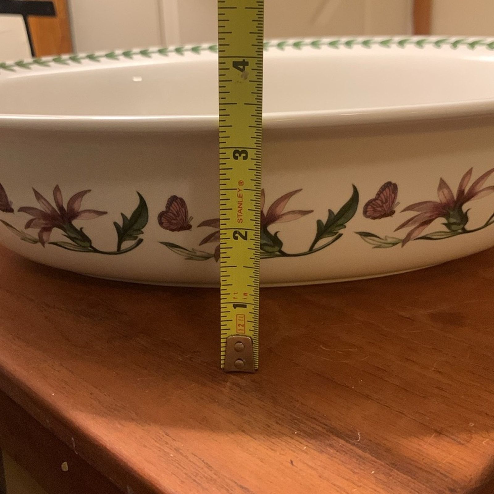 Vintage BNWT Portmeirion floral ceramic porcelain13.75" baking dish Size ONE SIZE - 7 Thumbnail