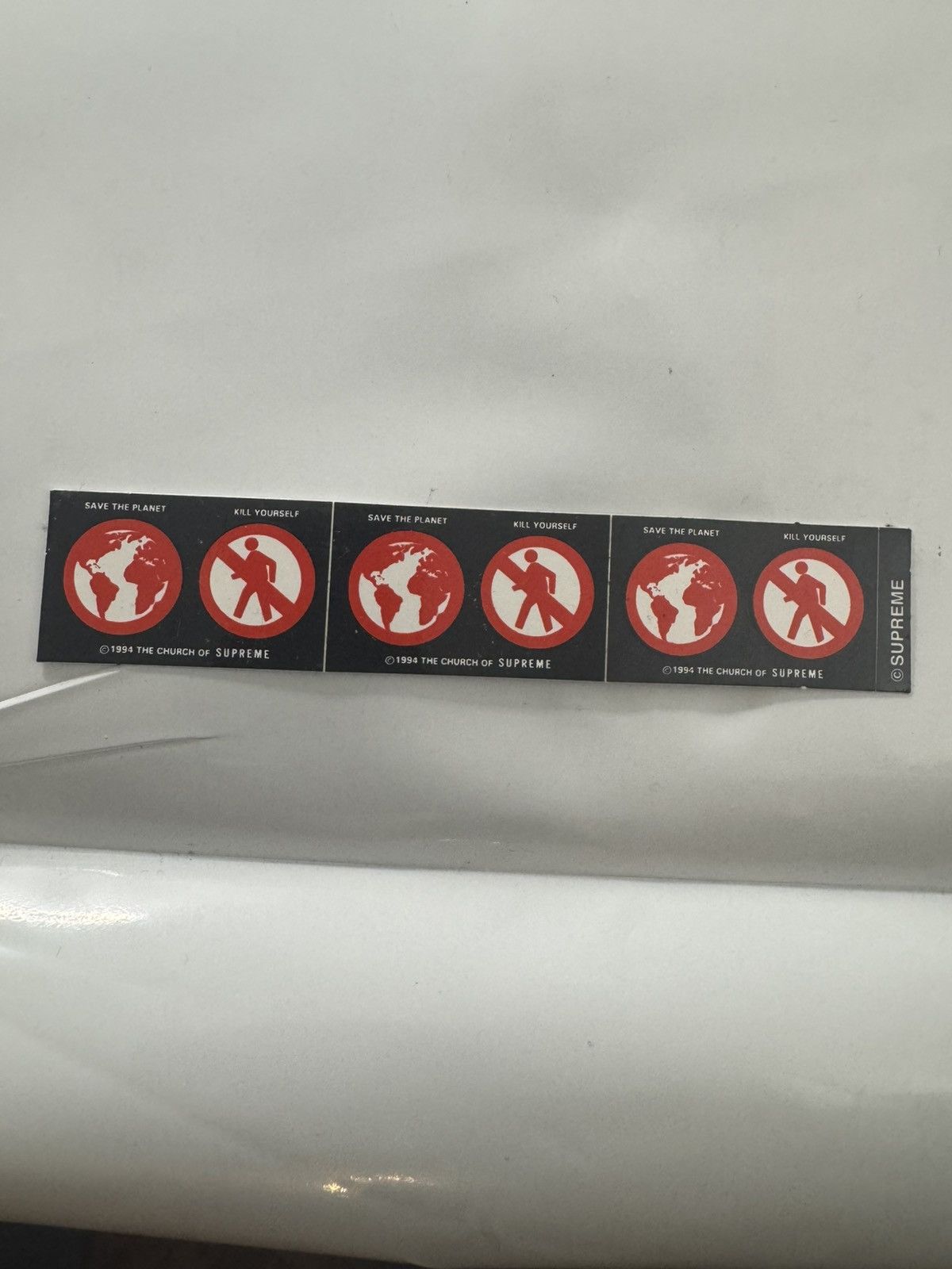 Supreme Supreme Save the Planet Mini Sticker set of 3 Size ONE SIZE - 2 Thumbnail