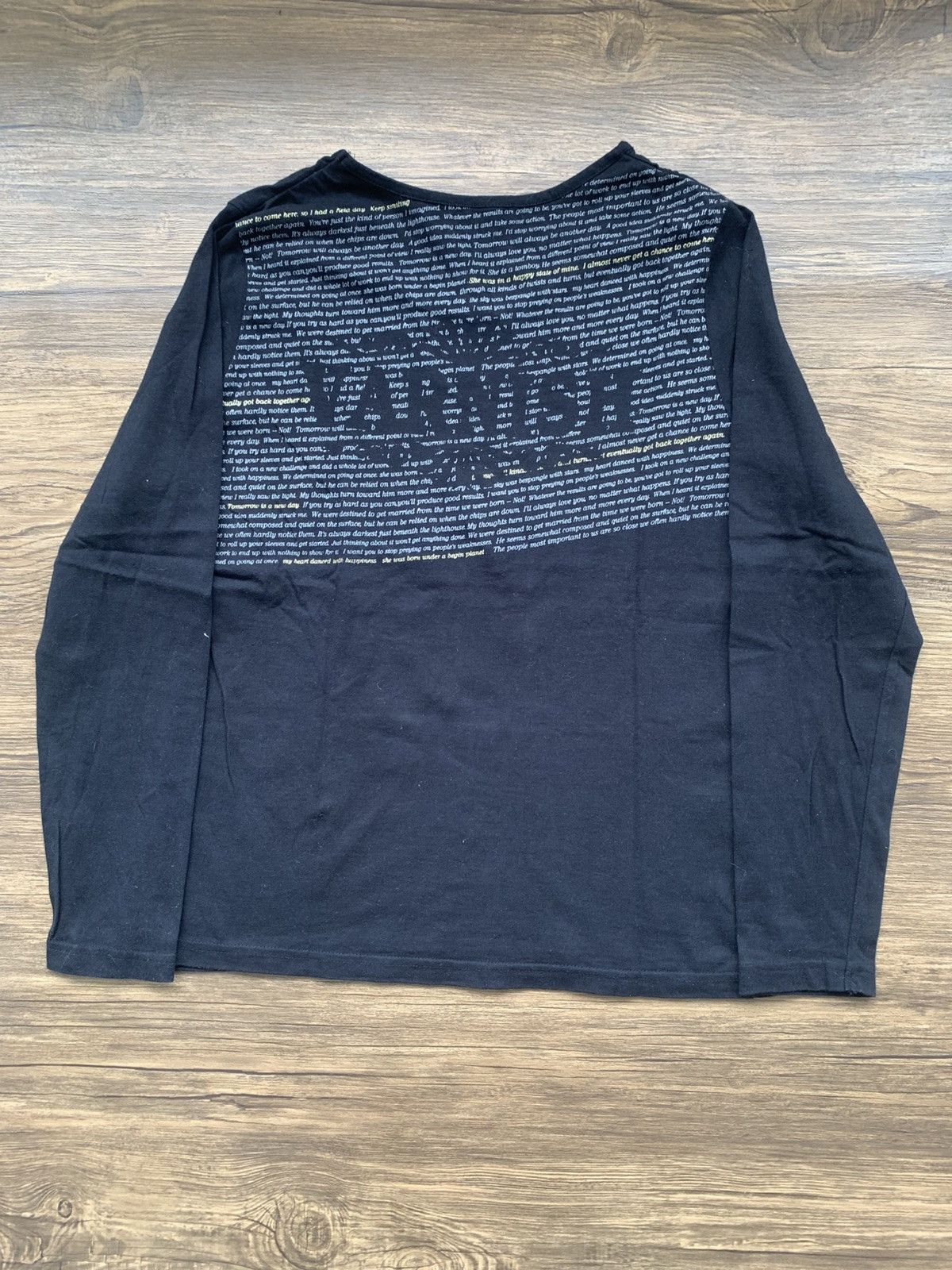 Le Grande Bleu (L.G.B.) 2000s japanese archive glowing praise poem longsleeve tee Size US L / EU 52-54 / 3 - 6 Thumbnail