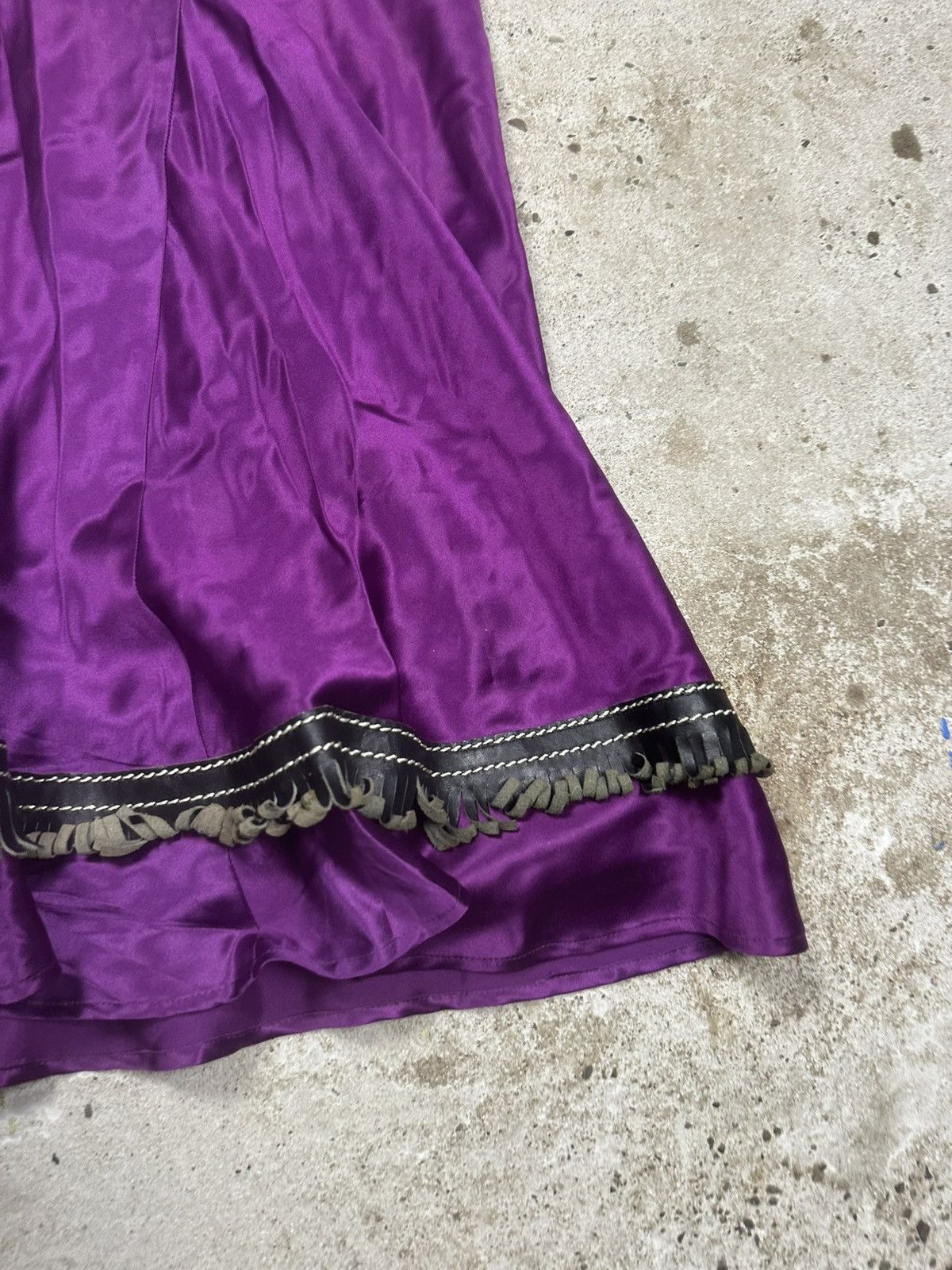 Dsquared2 Dsquared2 FW 2005 Runway Silk Purple Dress Chains Size M / US 6-8 / IT 42-44 - 17 Thumbnail