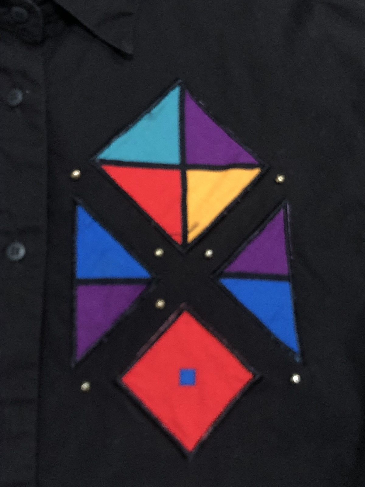 Vintage × Wrangler Vtg 80s Wrangler Western Button Up Size L / US 10 / IT 46 - 3 Thumbnail