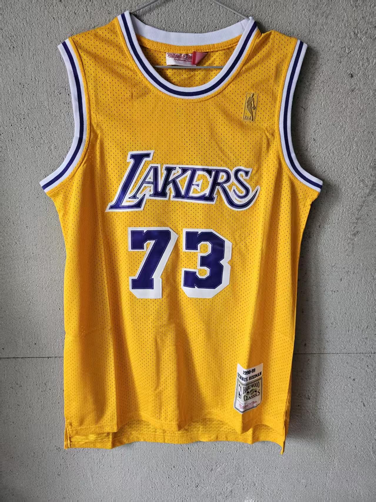 NBA Lakers 73 Dennis Rodman Jersey L Size US L / EU 52-54 / 3 - 1 Thumbnail