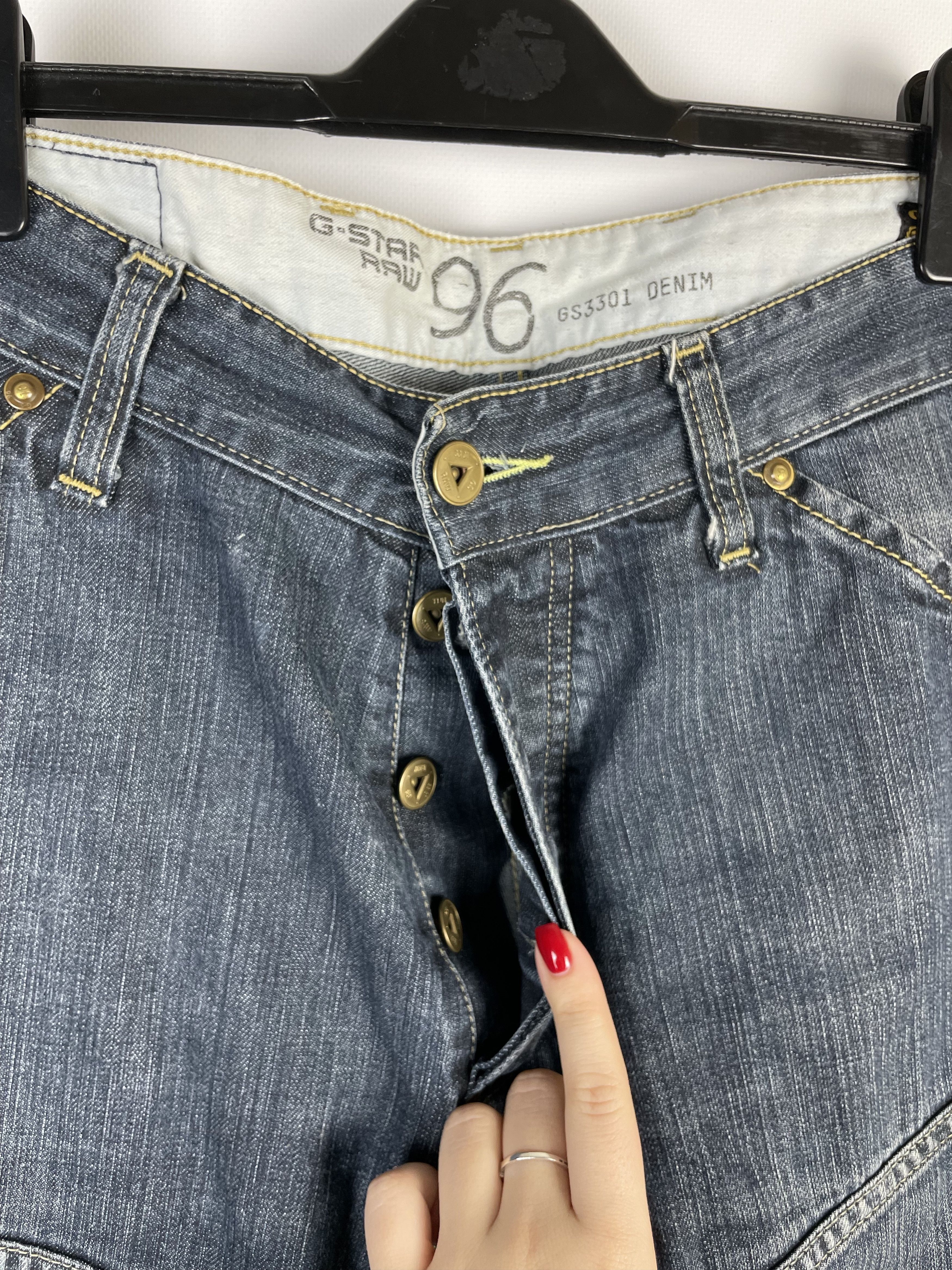 G-Star Vintage G-Star Raw 96 Pants Double Knee Jeans Size US 36 / EU 52 - 5 Thumbnail