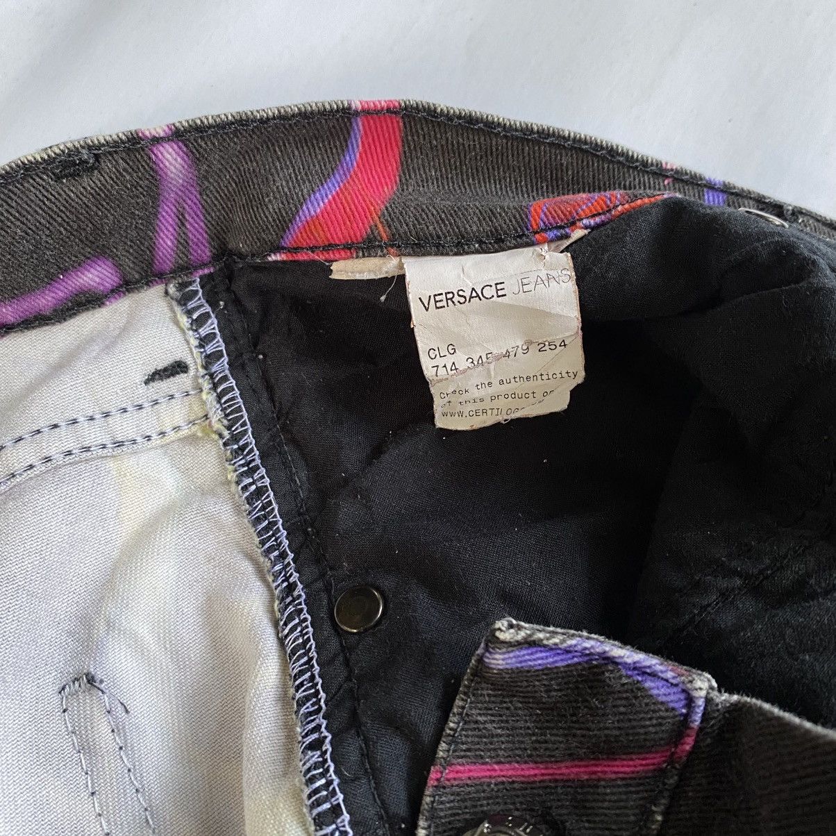 Versace Jeans Couture Versace Jeans Crazy Allover Multicolor Jeans Size US 32 / EU 48 - 7 Thumbnail
