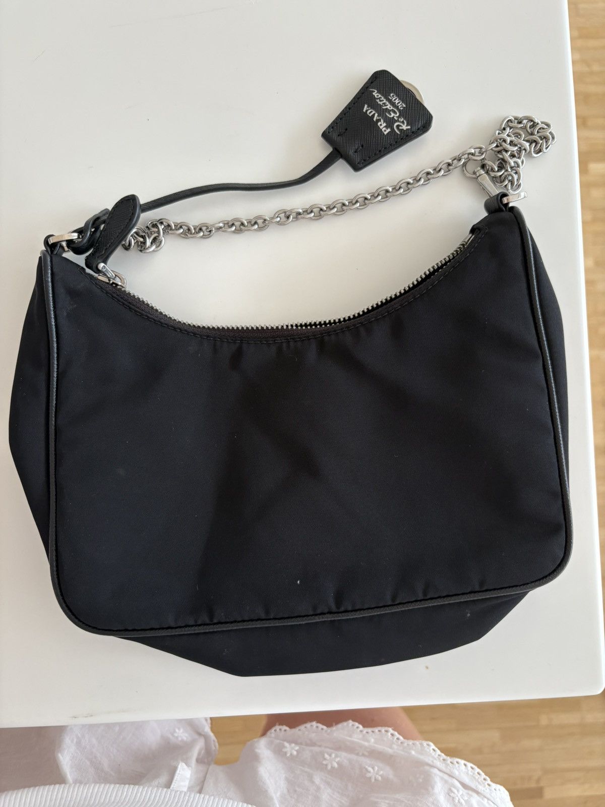 Prada Re-edition 2005 cloth handbag Prada Black Size ONE SIZE - 2 Thumbnail