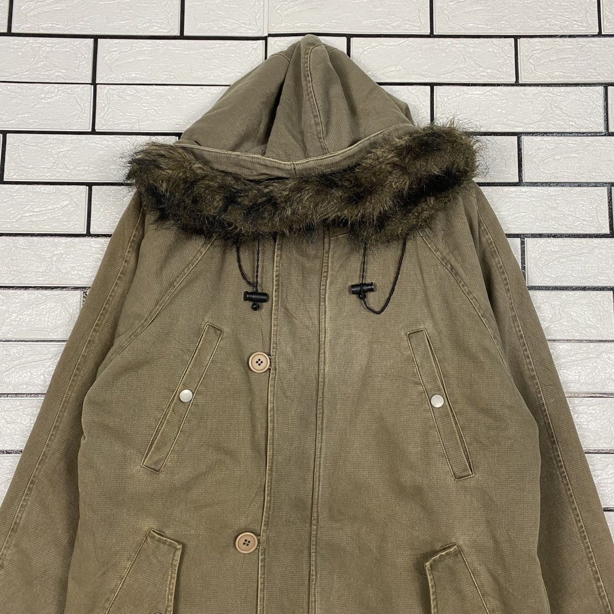 Japanese Brand Vintage Parka Jacket Local Motion Mink Fur Hoodie Blanket Size US M / EU 48-50 / 2 - 4 Thumbnail