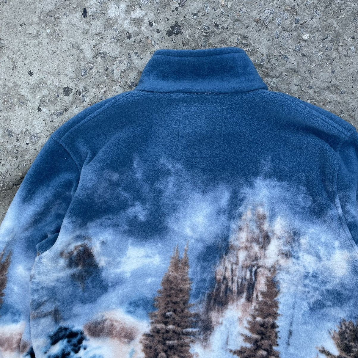 Vintage Vintage Zip Hoodie Fleece Overprint With Wolf Y2K 90s USA Size US M / EU 48-50 / 2 - 11 Thumbnail