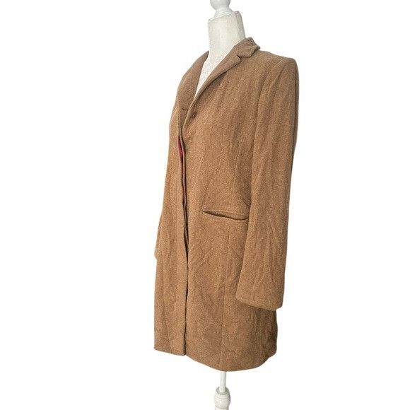 Gap Vintage GAP Y2K Wool/Cashmere Women's Tan Overcoat Size M / US 6-8 / IT 42-44 - 6 Thumbnail