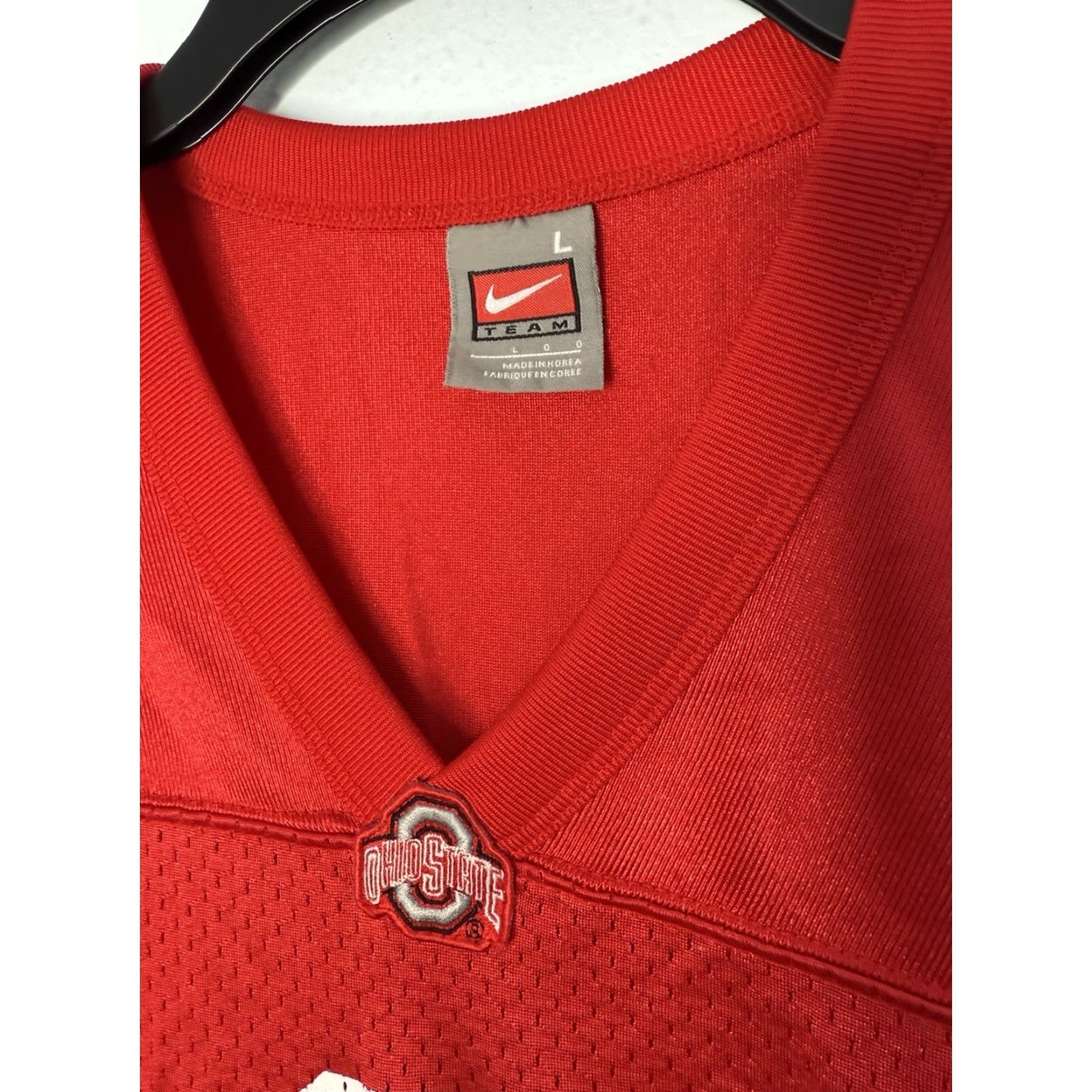 Nike VINTAGE Nike Ohio State Football Jersey Shirt Mens Large Red OSU Buckeyes Jersey Football Size US L / EU 52-54 / 3 - 4 Thumbnail
