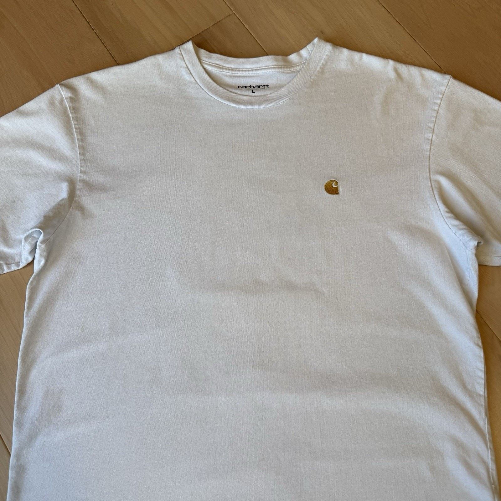 Carhartt Wip Carhartt WIP Chase Shirt Large White Minimalist New York Size US L / EU 52-54 / 3 - 3 Thumbnail