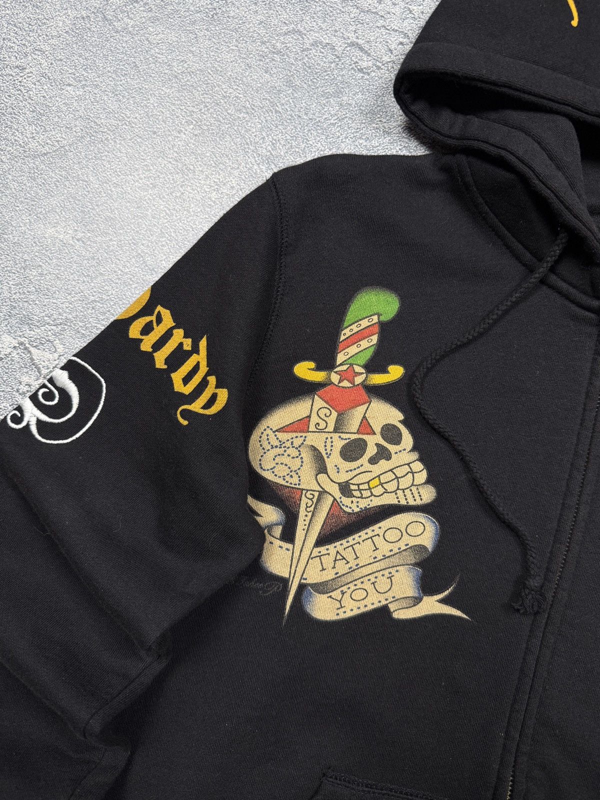 Ed Hardy Y2K Rare Crazy Ed Hardy Zipper Hoodie Size US M / EU 48-50 / 2 - 6 Thumbnail