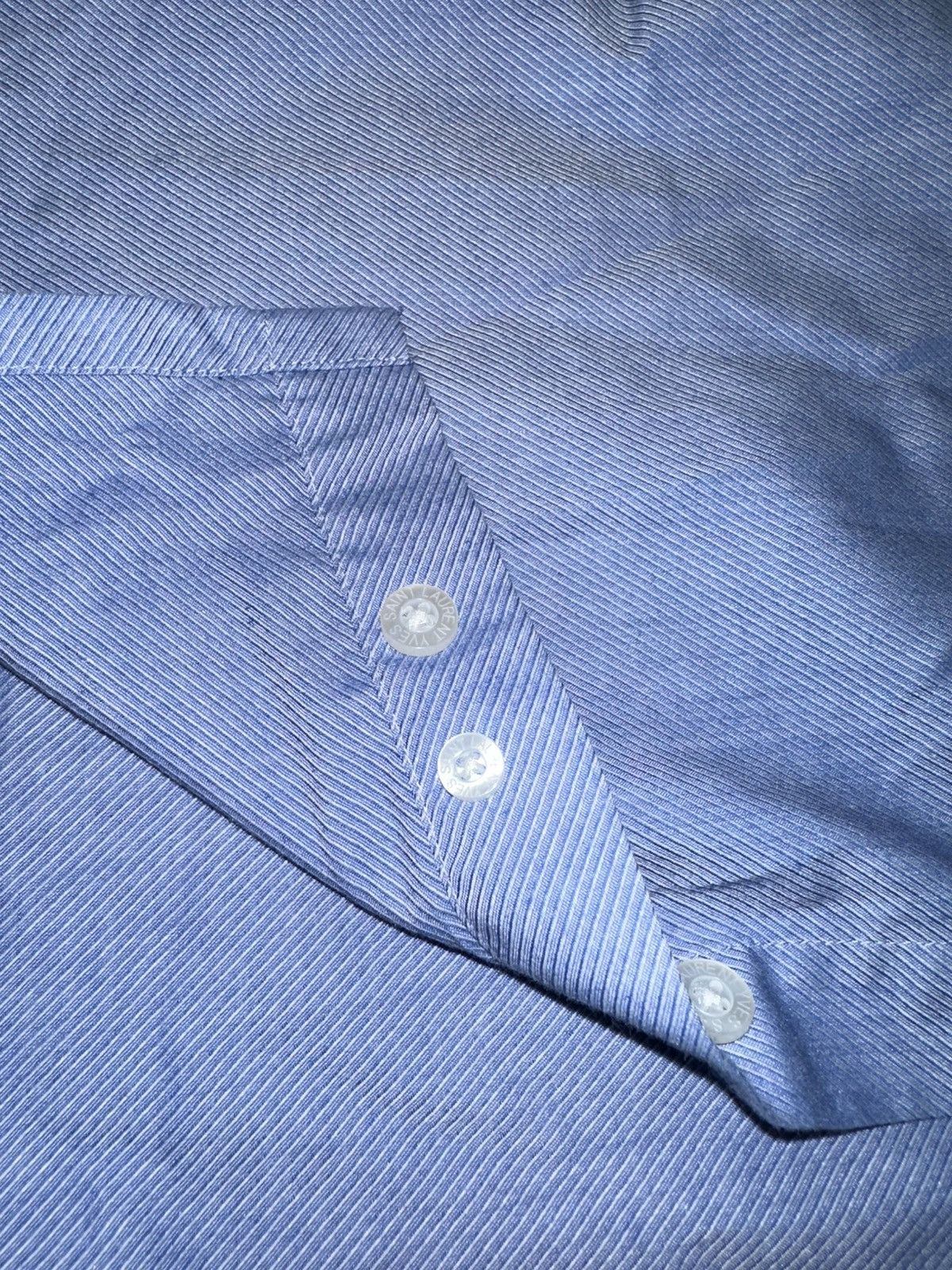 Yves Saint Laurent Vintage Yves Saint Laurent shirt light blue striped fabric. Size US S / EU 44-46 / 1 - 3 Thumbnail