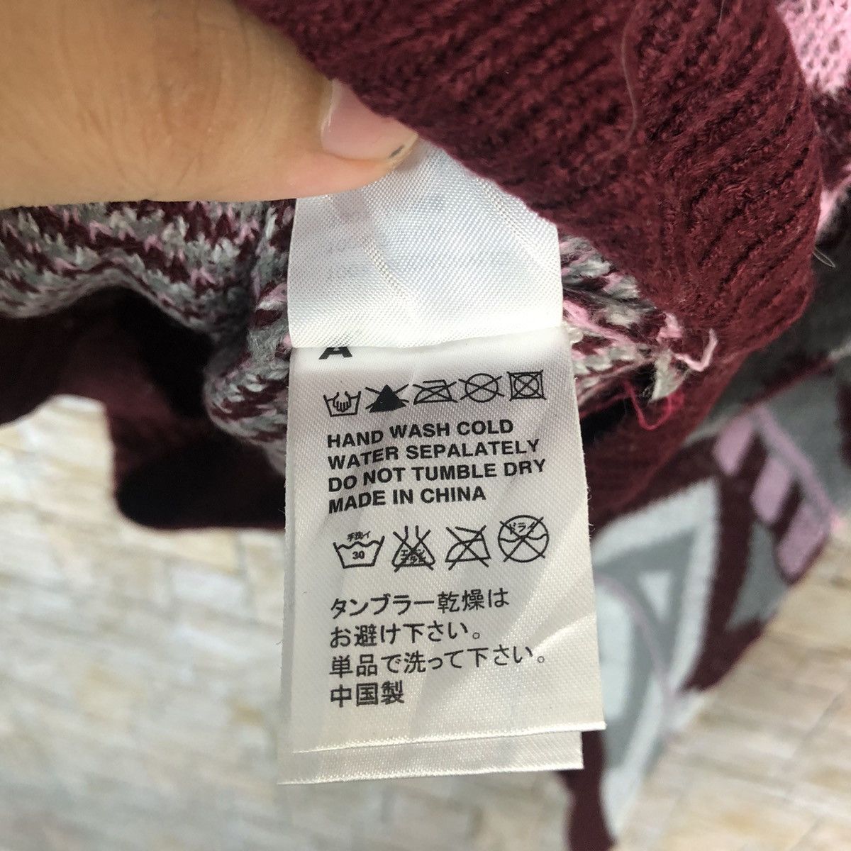 Homespun Knitwear × Japanese Brand Anap Purple art Knitwear #A769 Size XS / US 0-2 / IT 36-38 - 11 Thumbnail